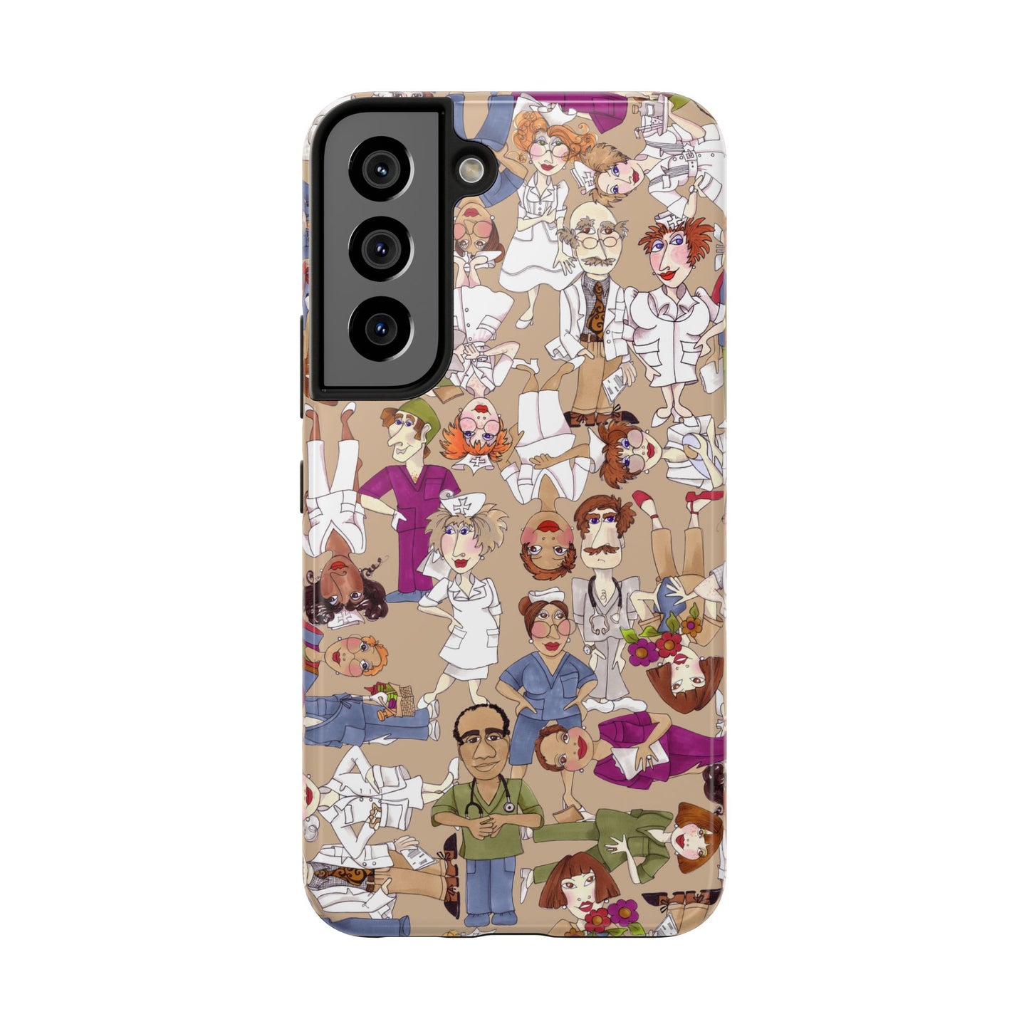 Diverse Nurse Khaki Phone Case