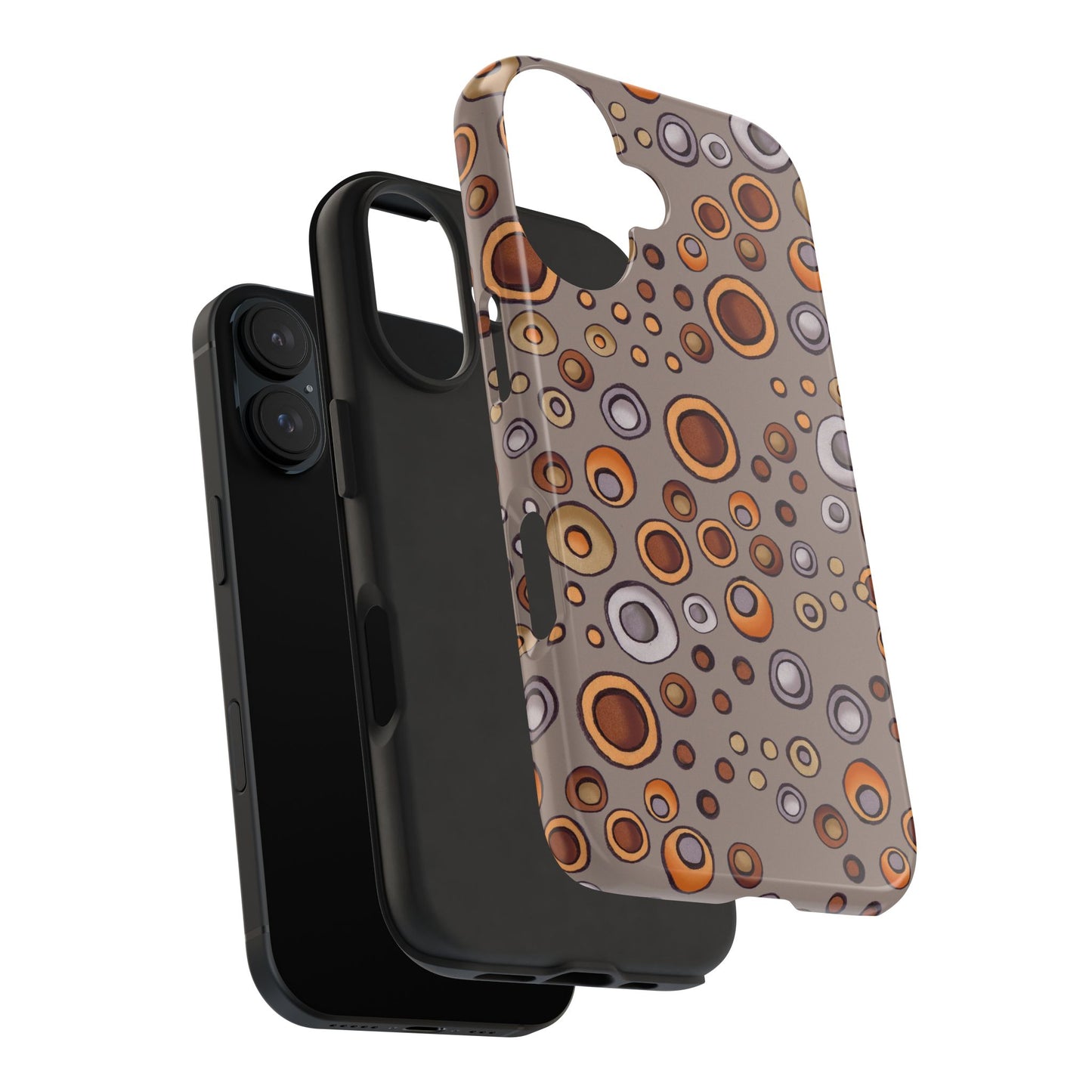 Doggy Dots Gray Phone Case