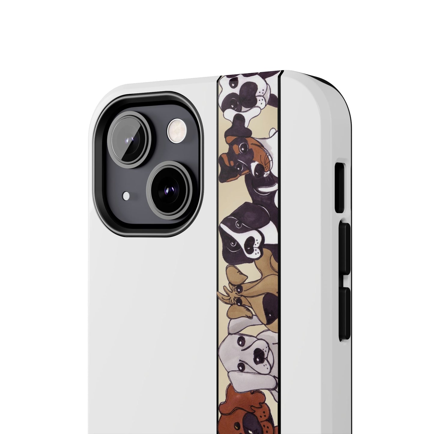 Doggie Delight Border Phone Case