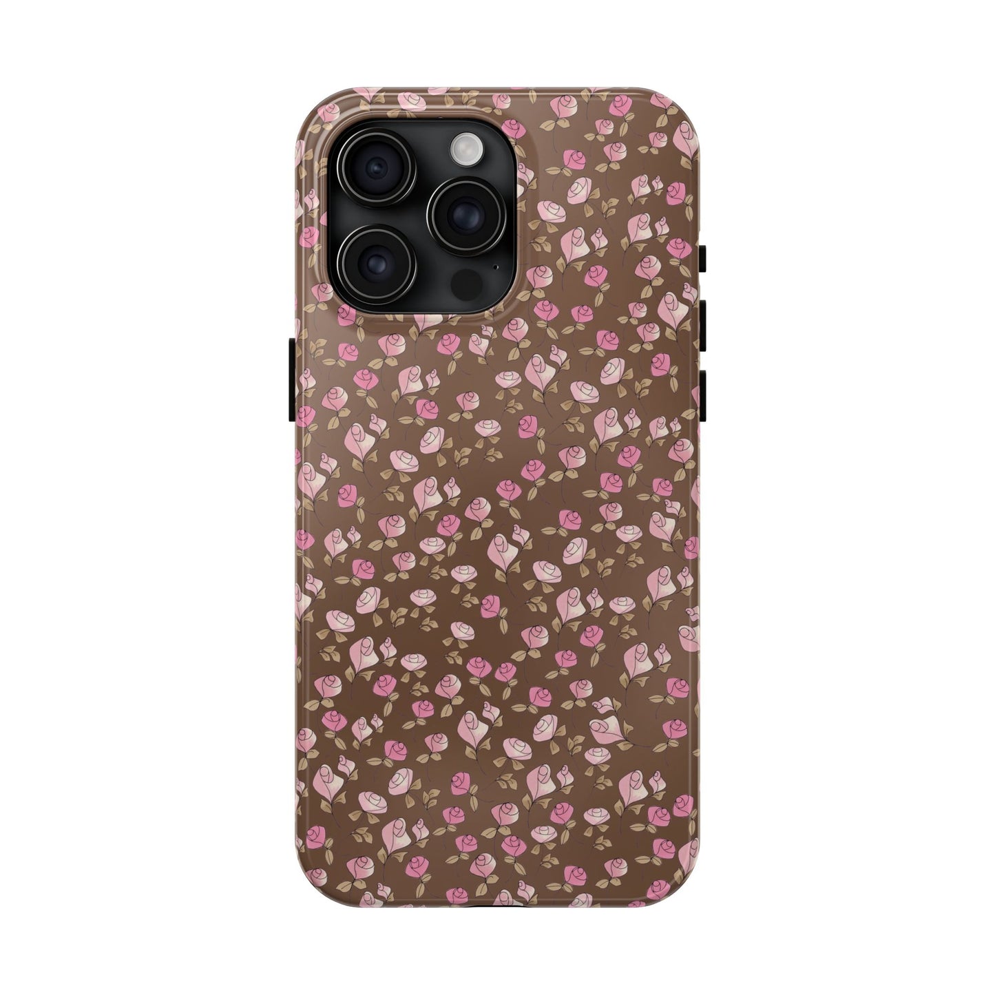 Little Bitty Roses Chocolate Phone Case