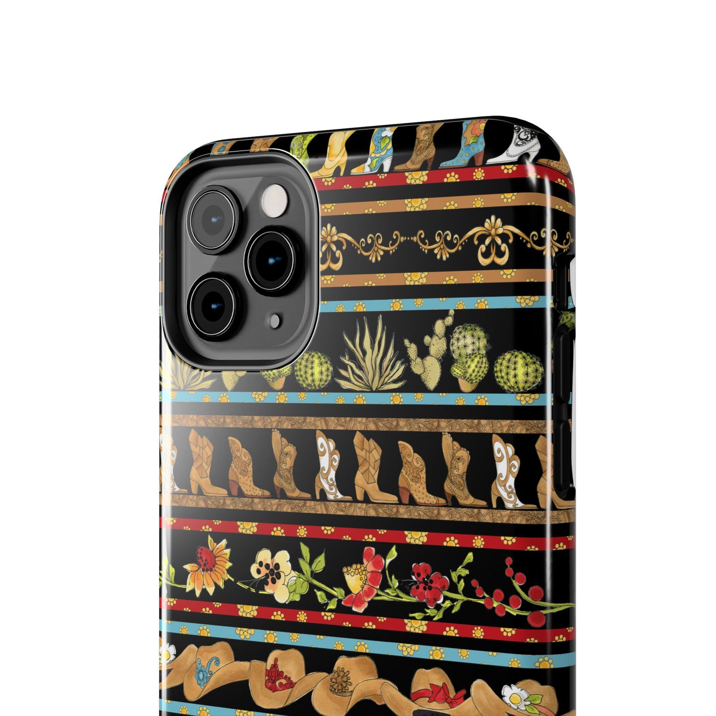 Whoa Borders Black Phone Case