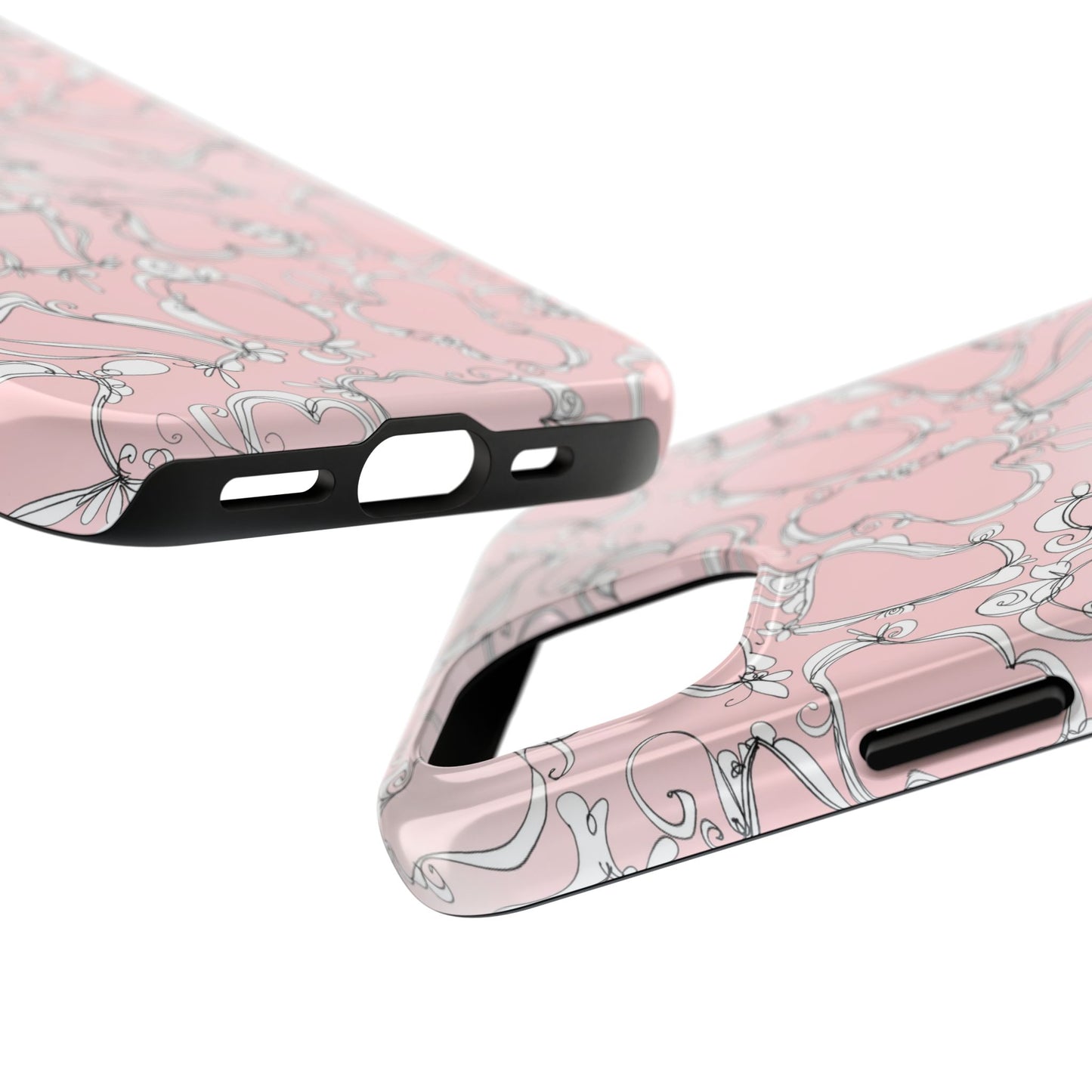 Fancy Frames Pink / White Phone Case