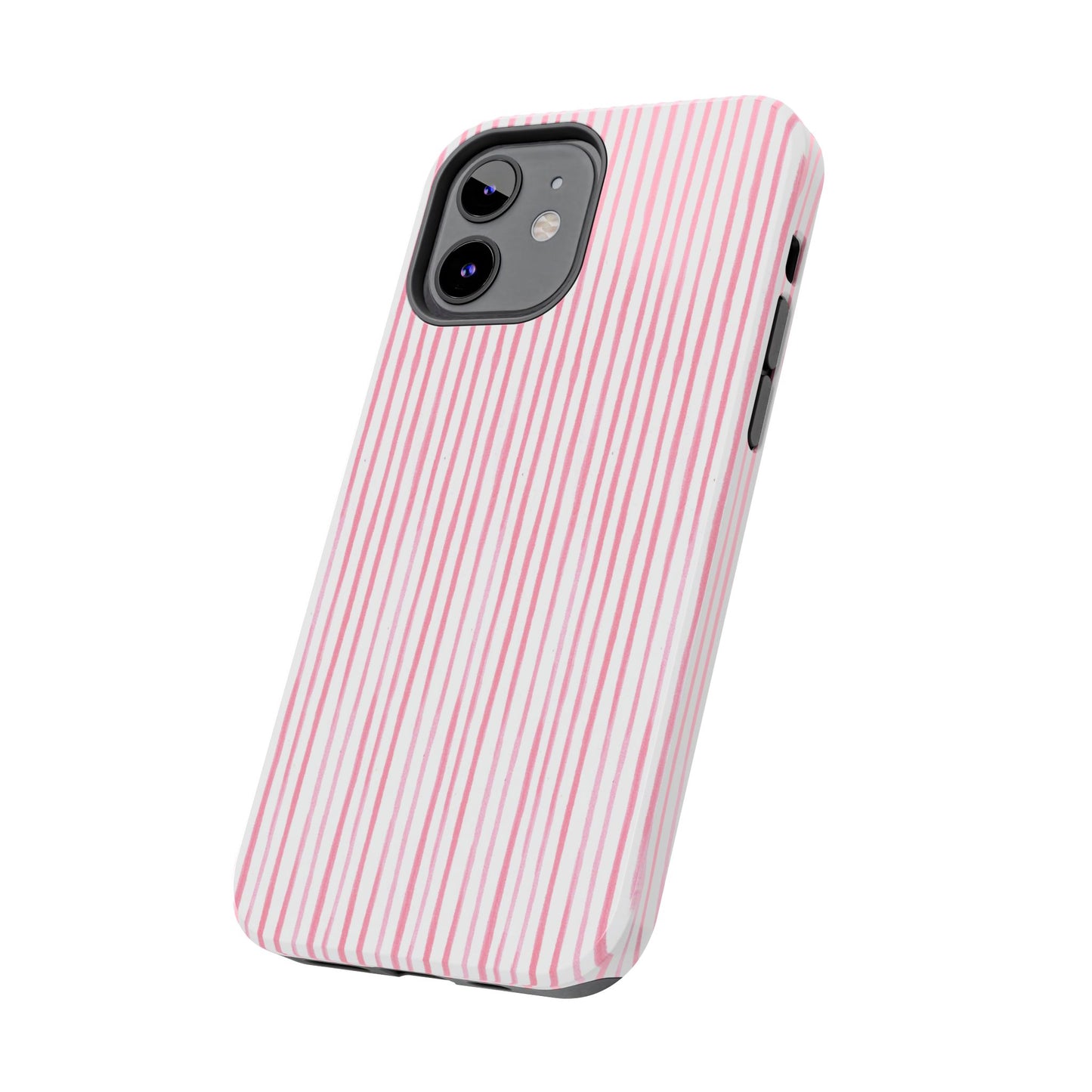 Candy Stripe White / Pink Phone Case