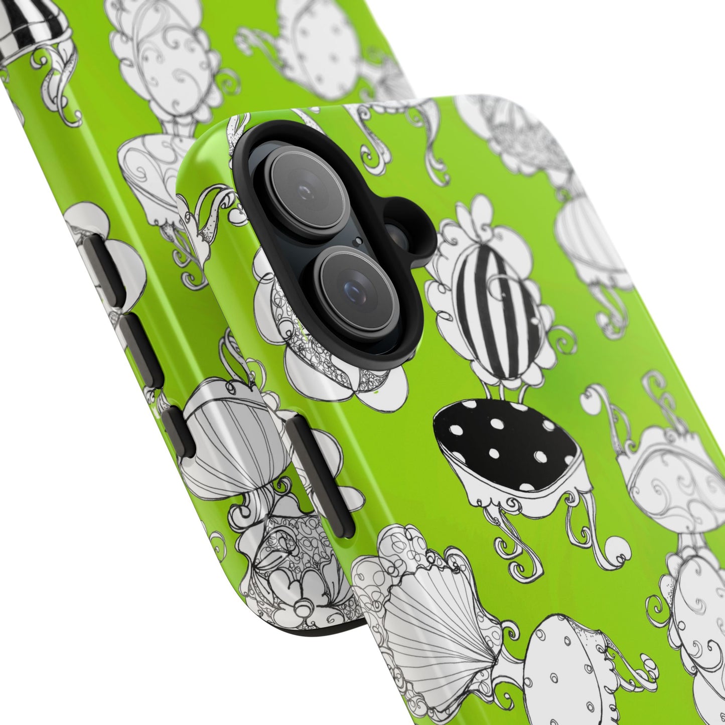 Bistro Chairs Lime Phone Case