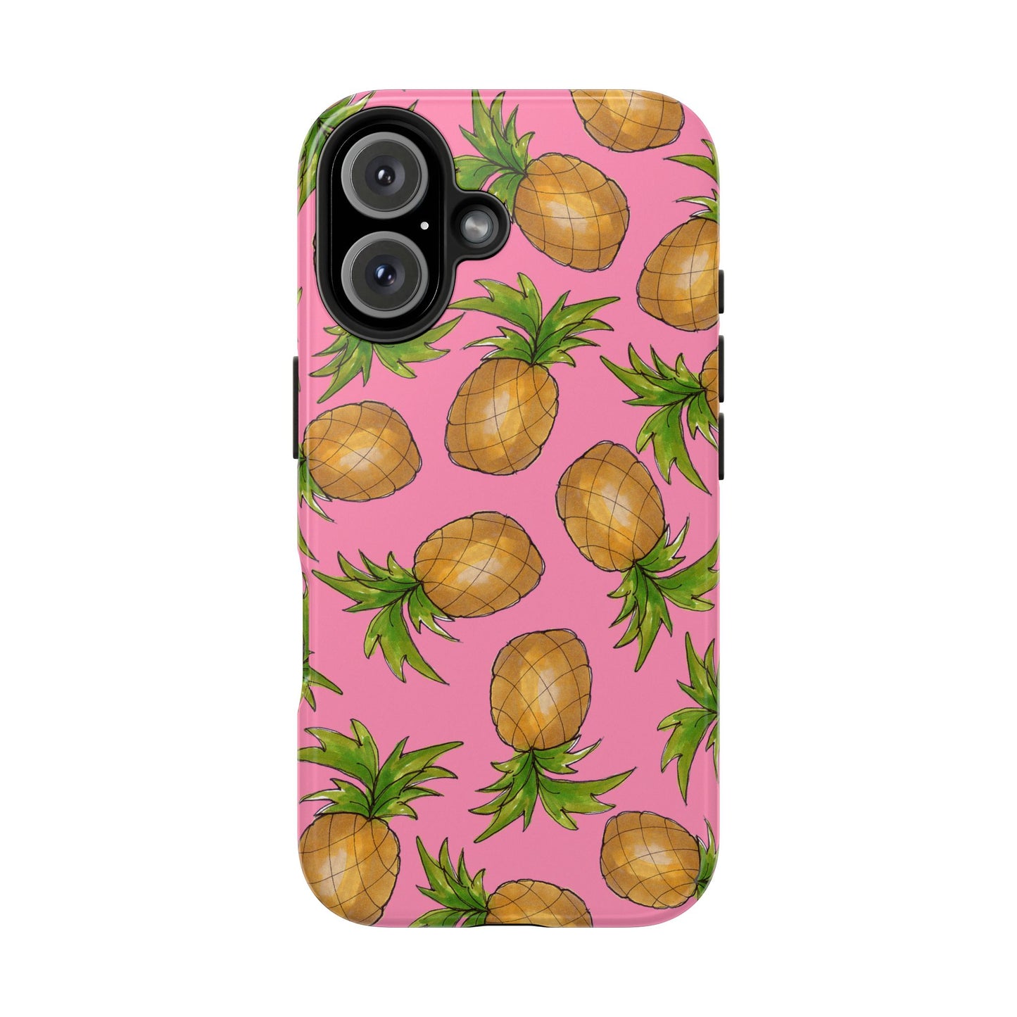 Pineapple Toss Pink Phone Case