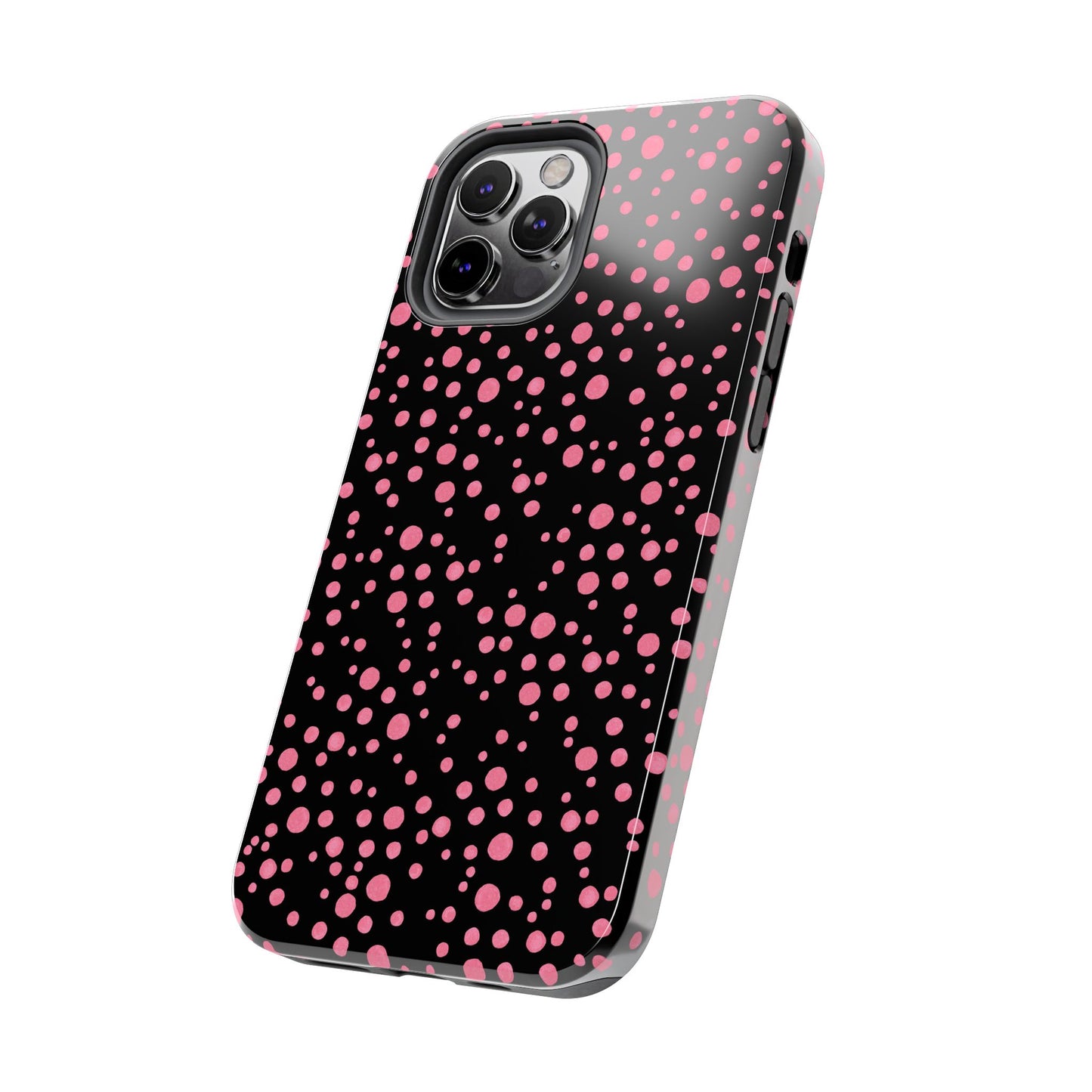 Balloon Dots Black / Pink Phone Case