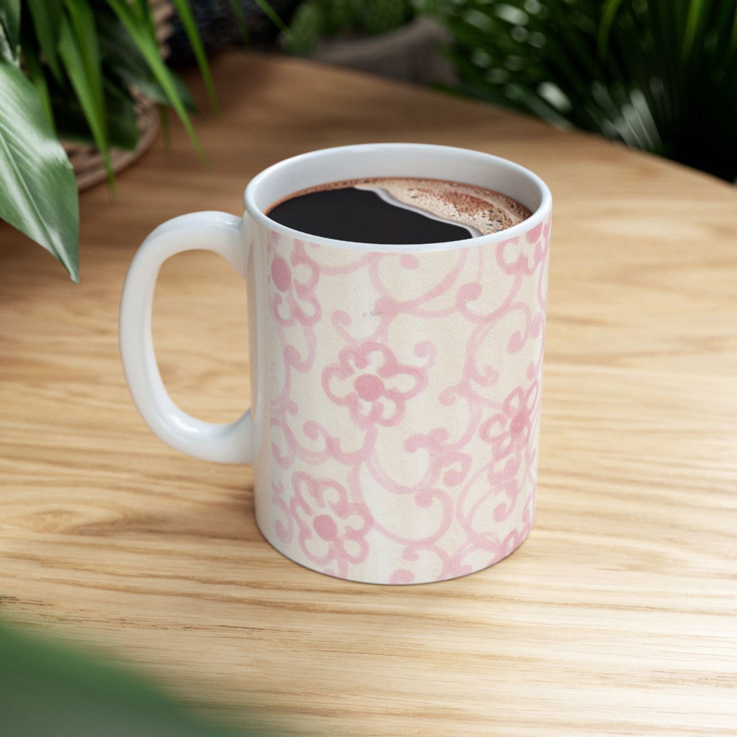 Floral Scroll Cup