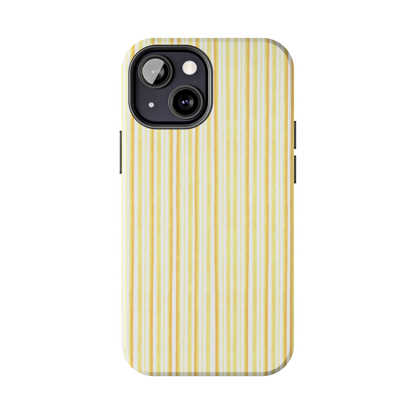 Tri Stripe Yellow Phone Case