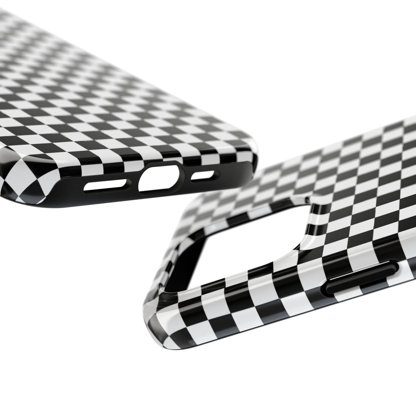 Checkerboard Black / White Phone Case