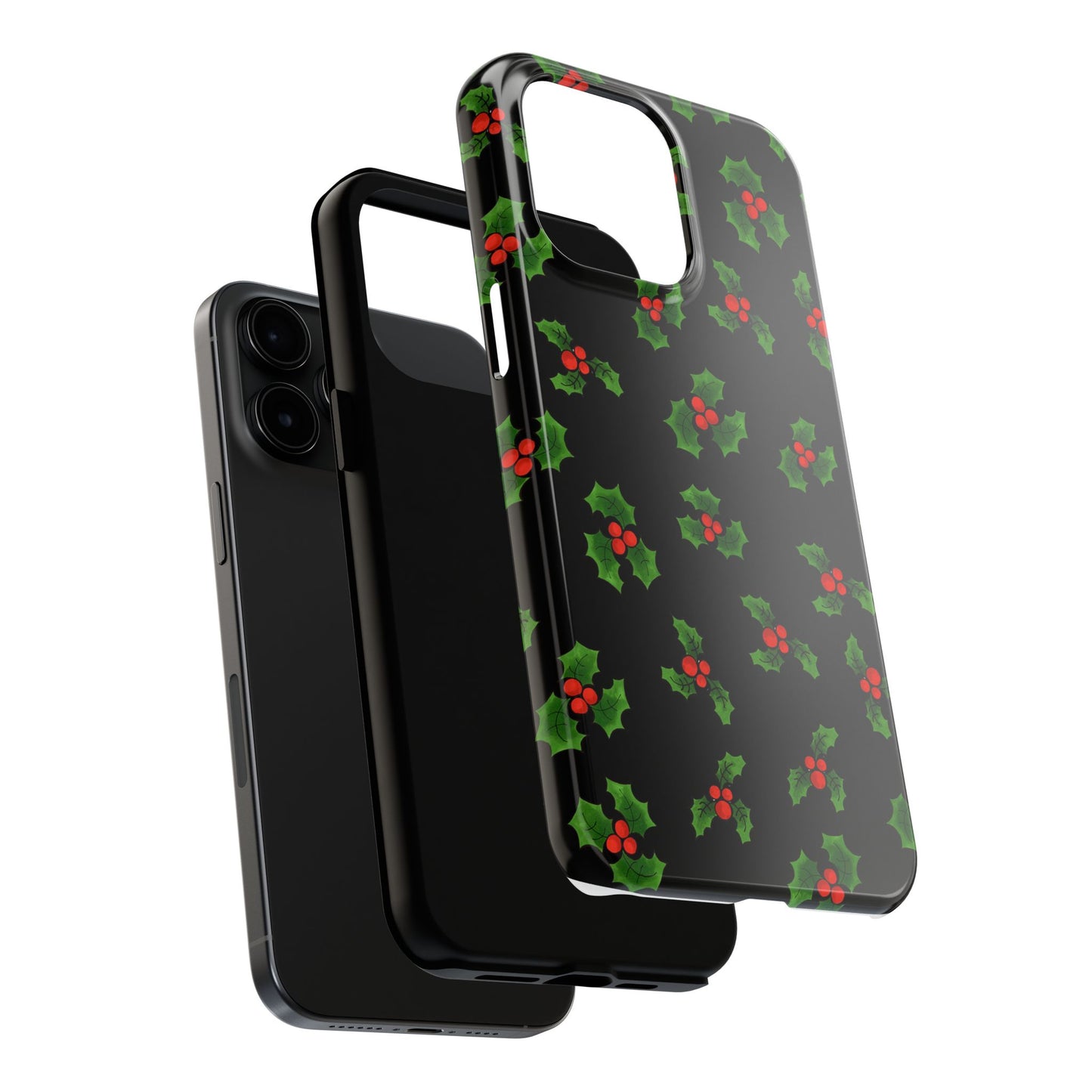 Lotsa Holly Black Phone Case