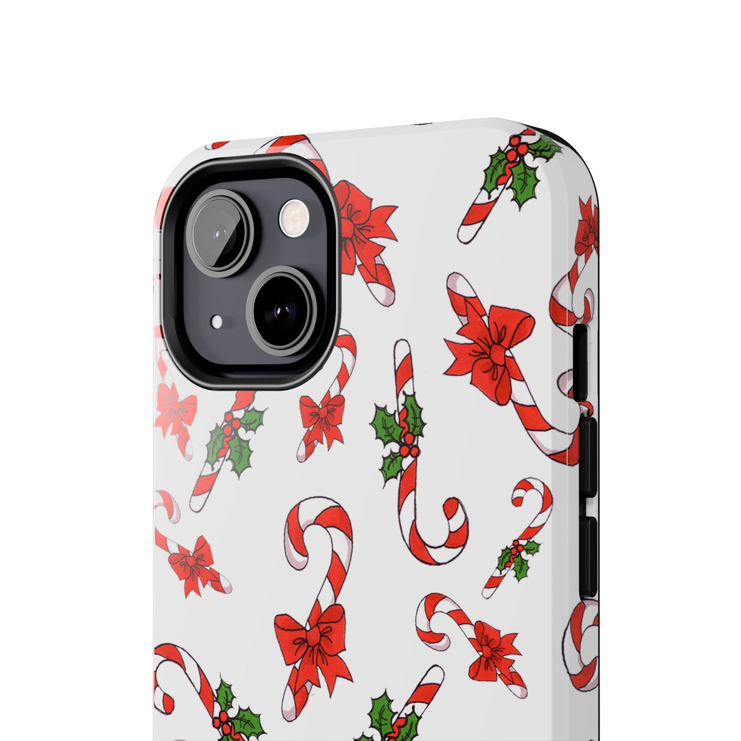 Candy Cane Crowd White Phone Case