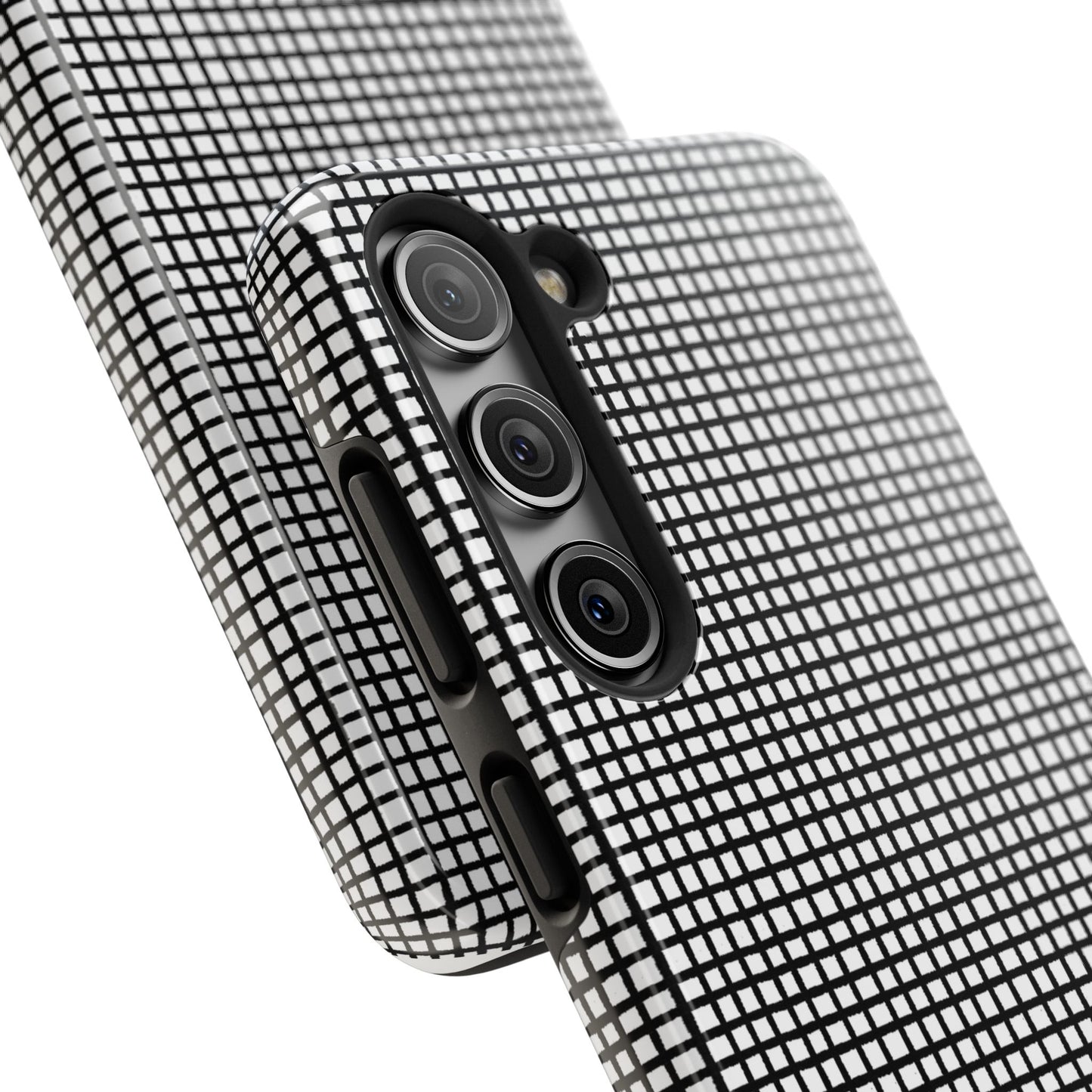 Chipper Check Black Phone Case