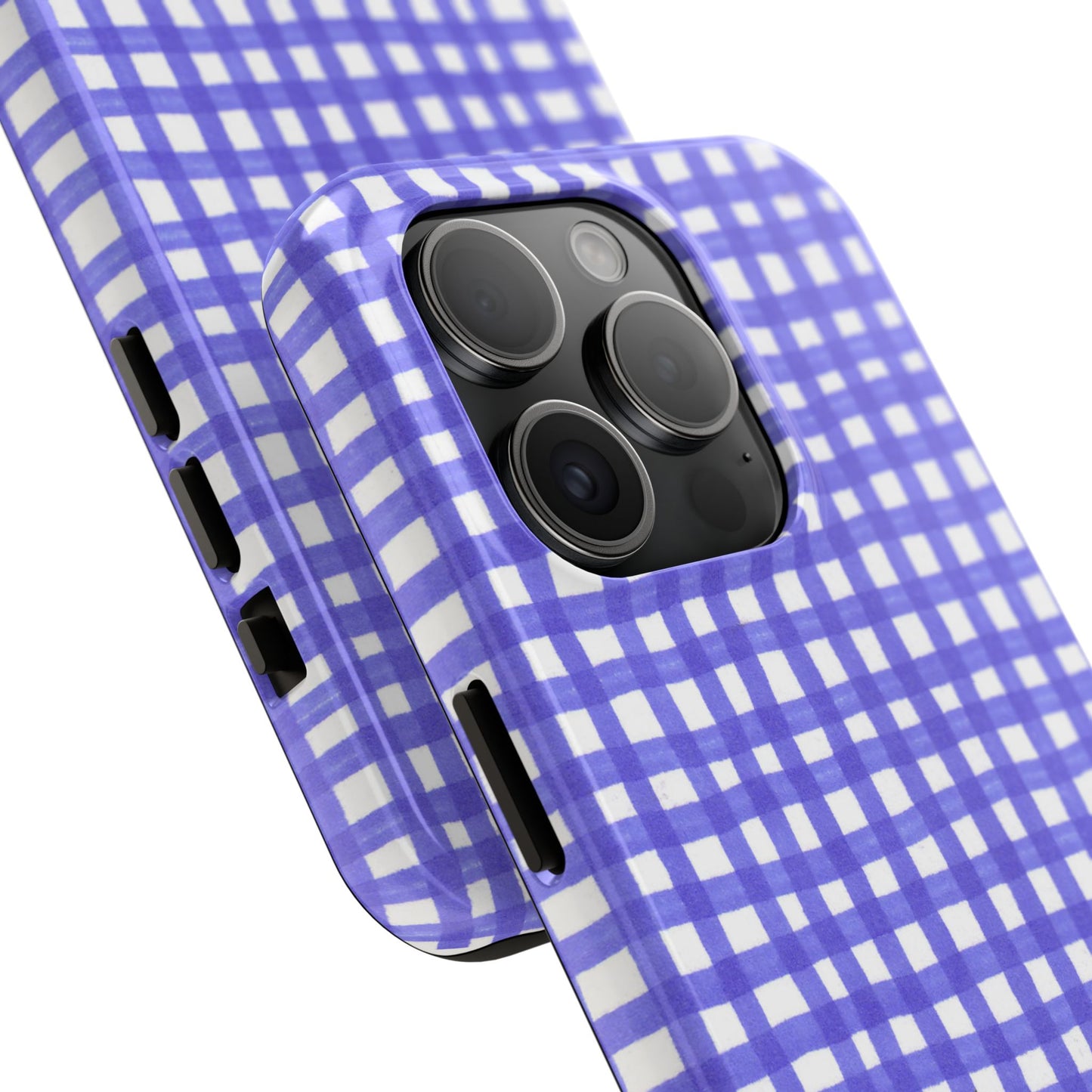 Chipper Check Blue Phone Case