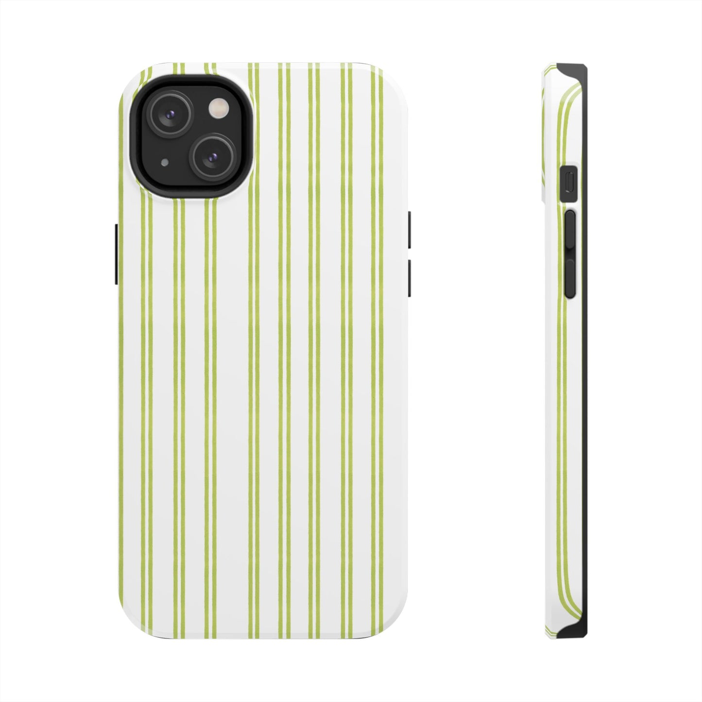 Green Double Stripe Phone Case
