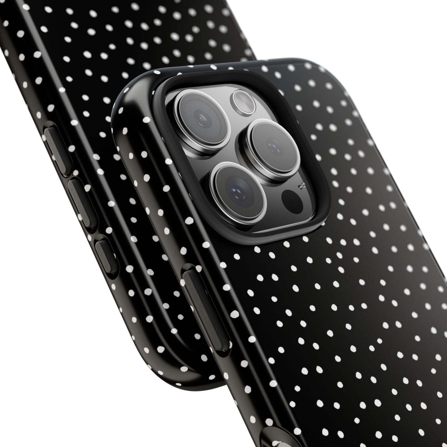 Dinky Dots Black / White Phone Case