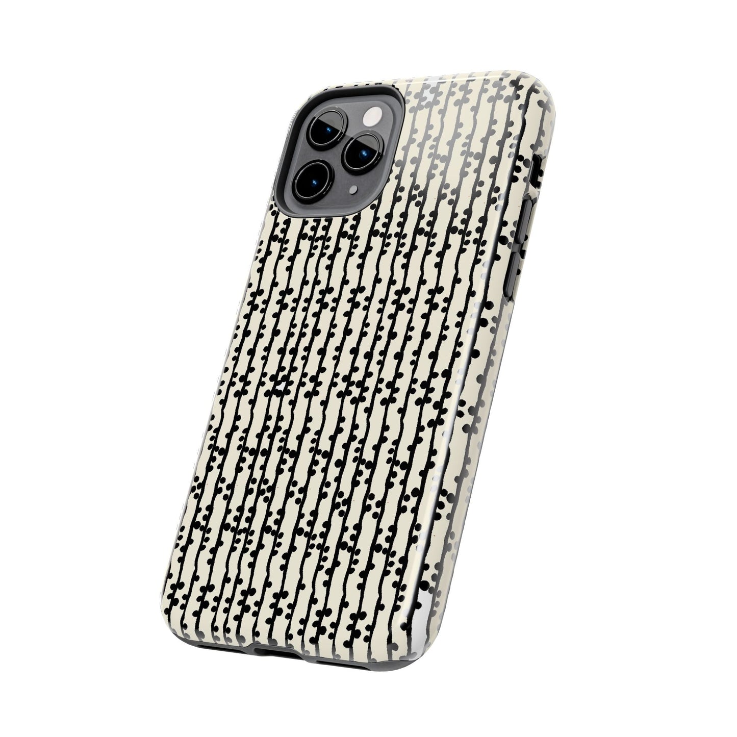 Loopy Stripe Bone Phone Case