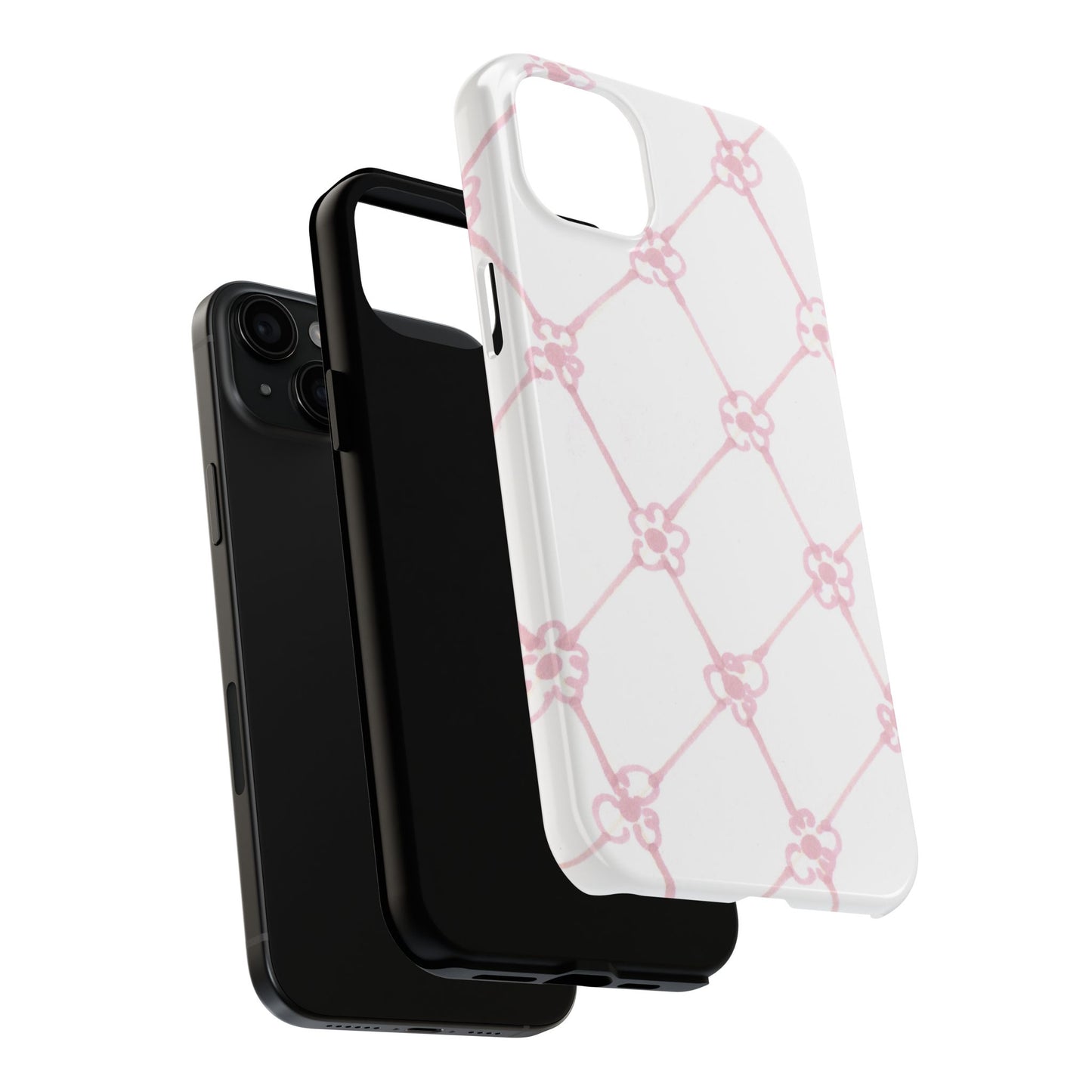 Flower Model Scroll Phone Case