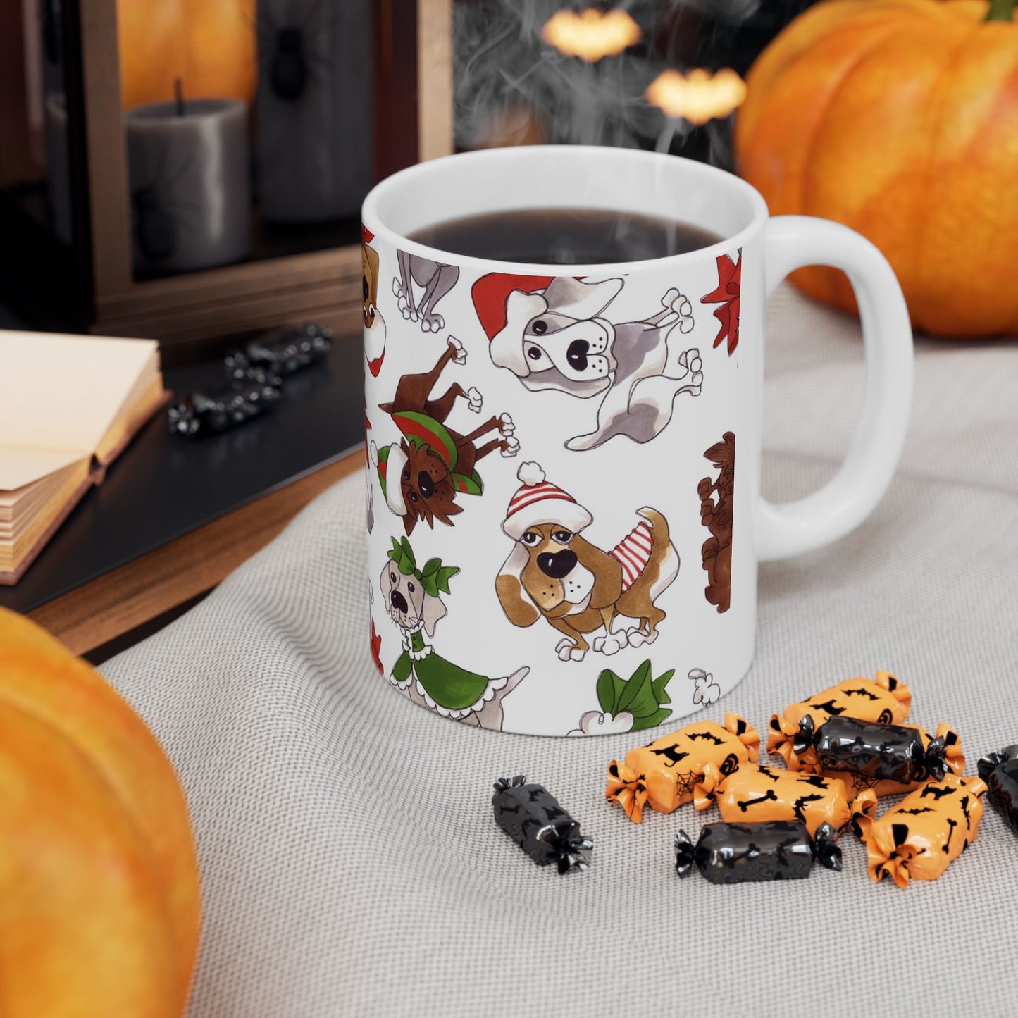 Doggie Toss White Cup