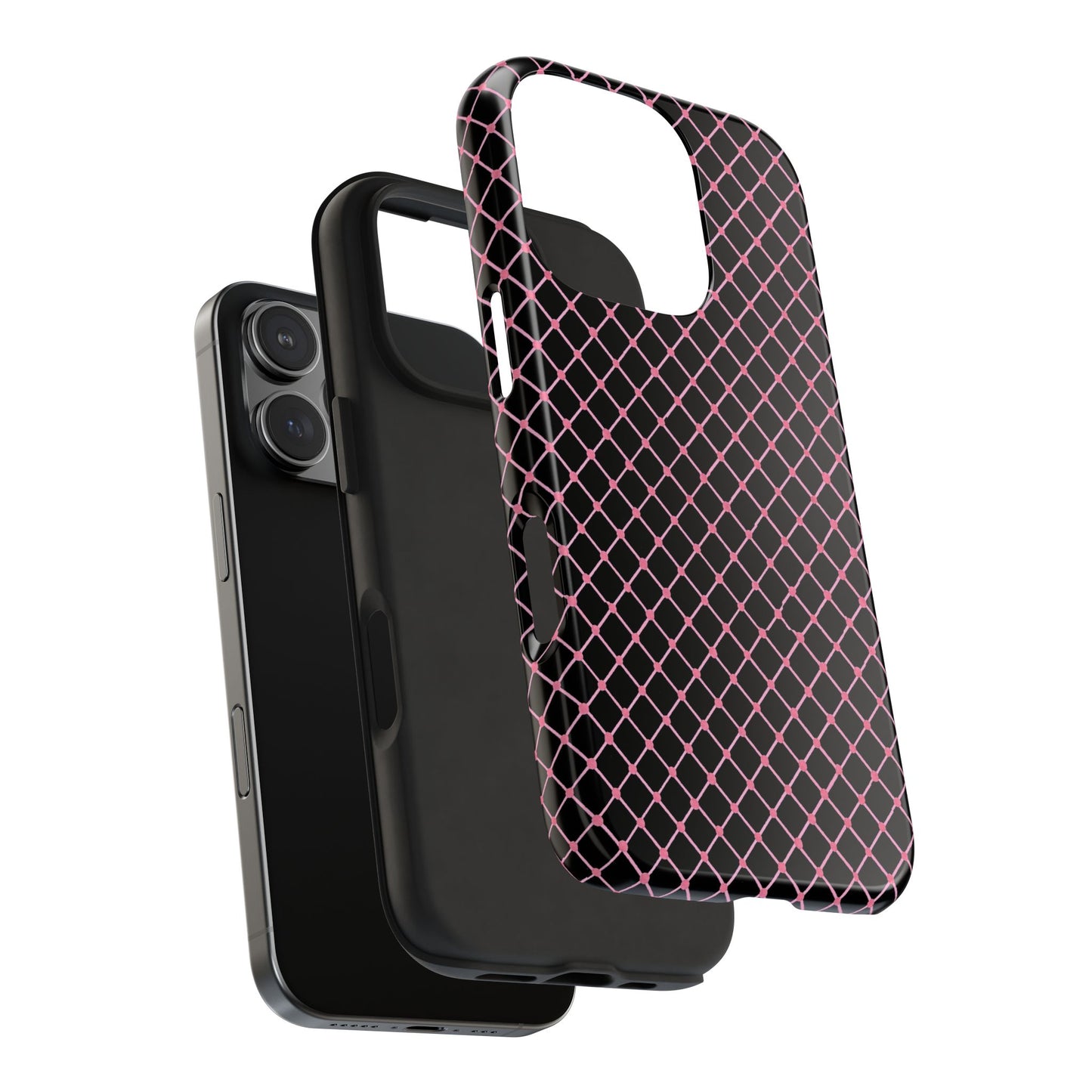 Cyclone Fence Black / Pink Phone Case