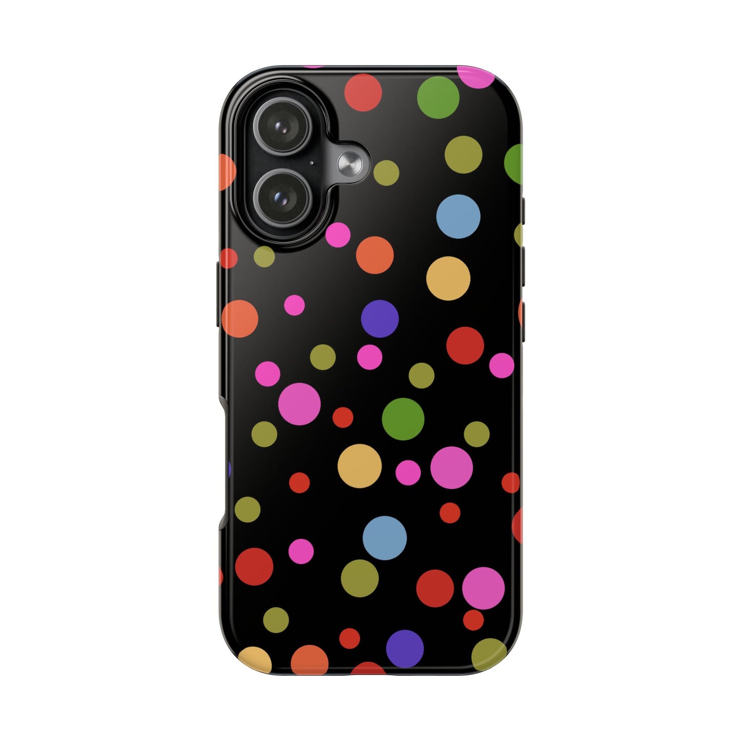 Dot Assortment Black Phone Case