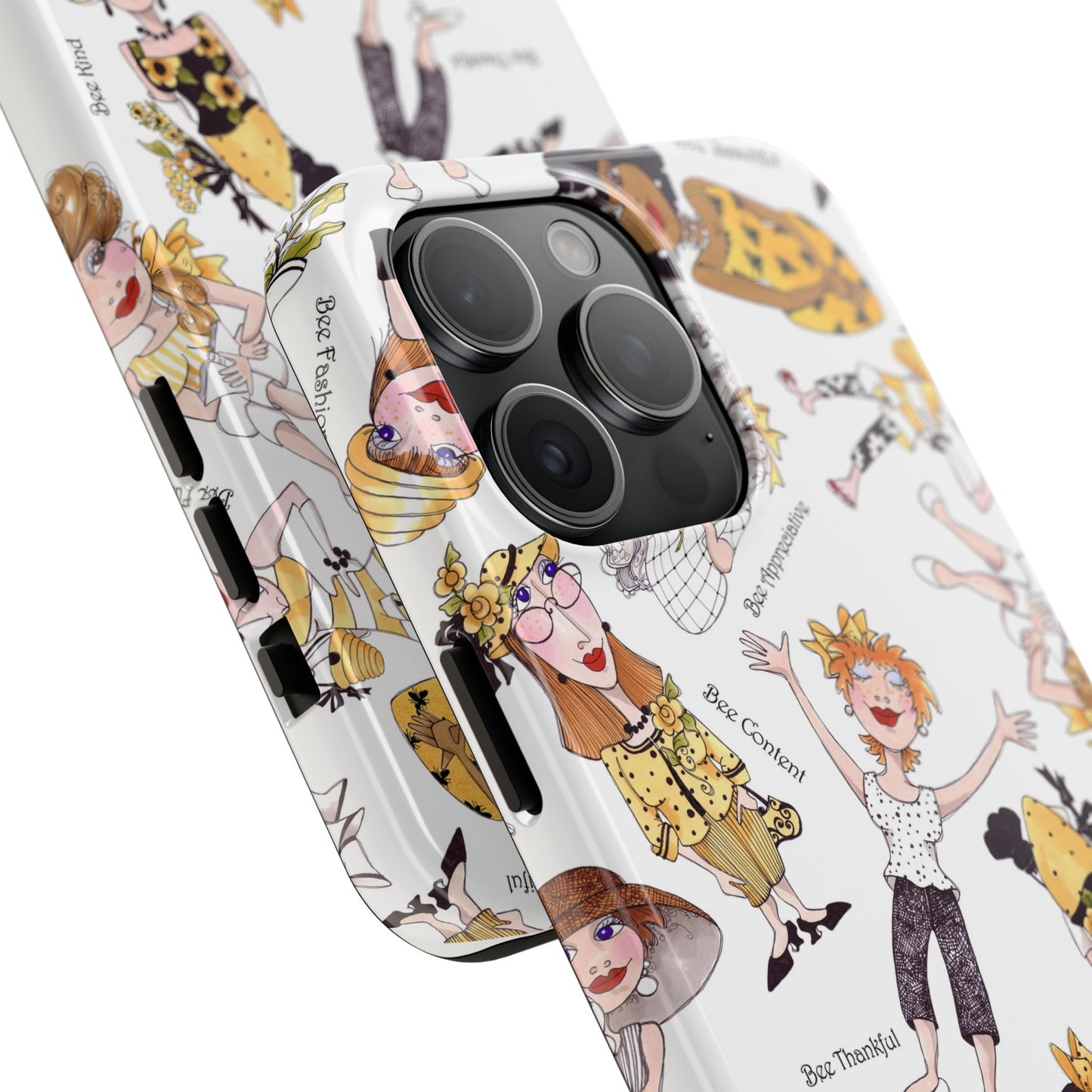 Bee Tossed White Phone Case