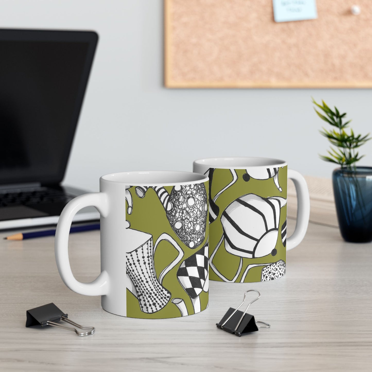 Coffee, Tea Anyone? Green Cup