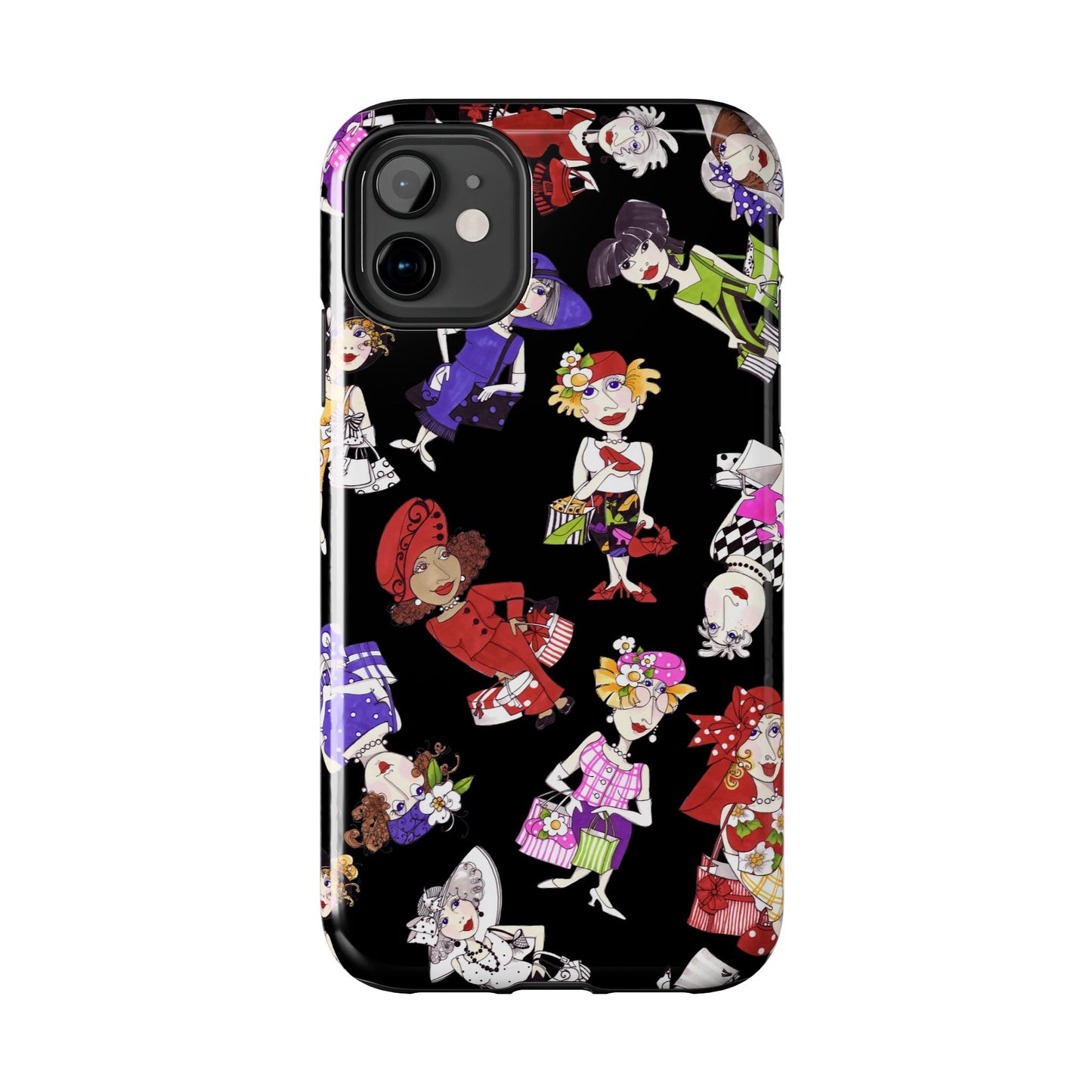 Gone Shopping Tossed Black Phone Case