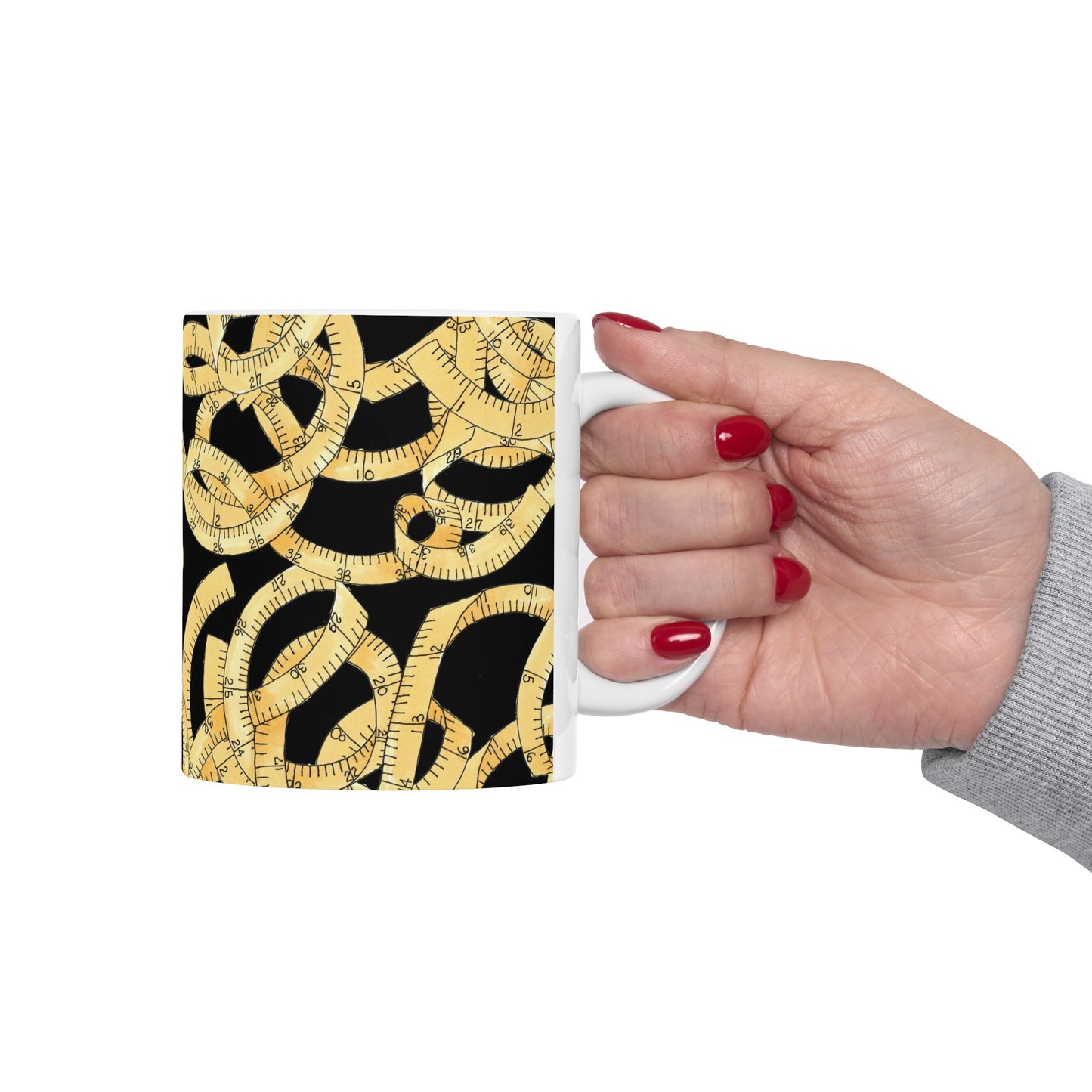 Tape Tangle Black Cup