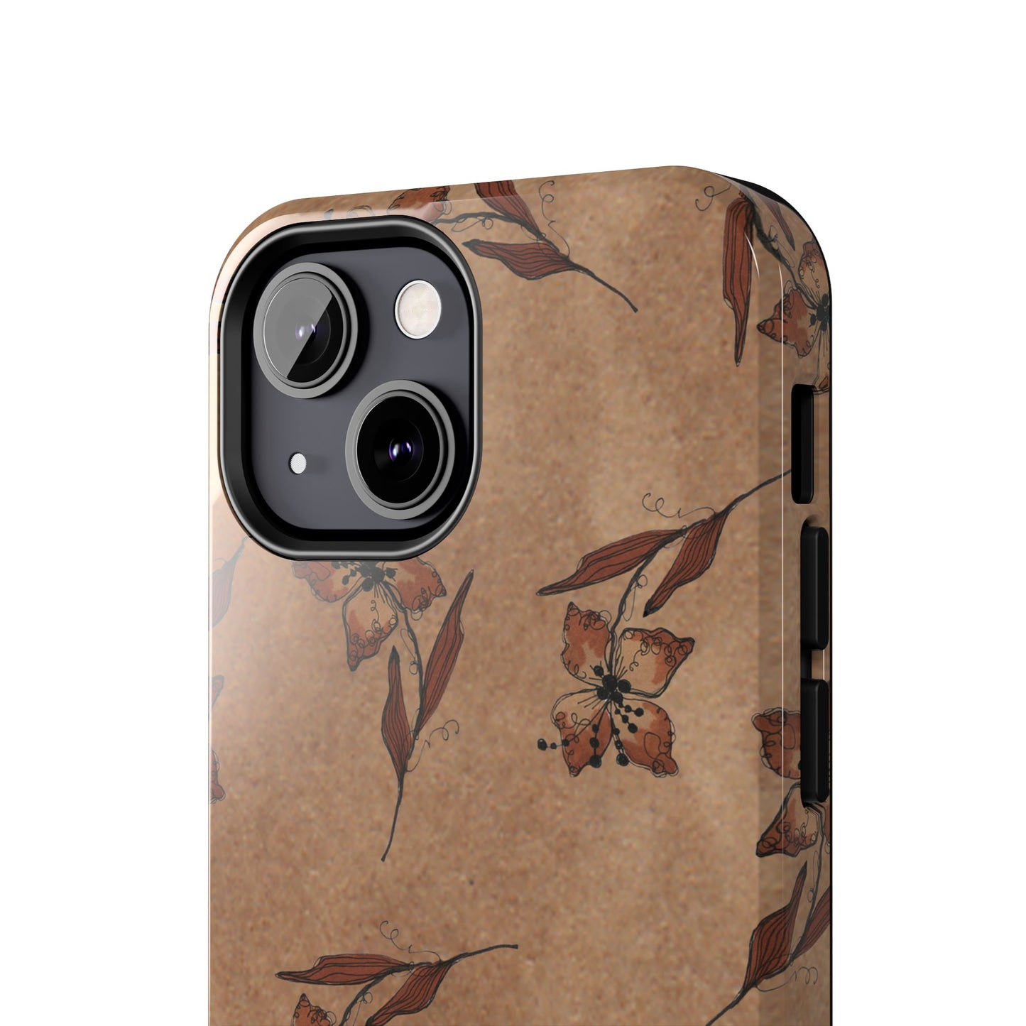 Brown Buds Phone Case