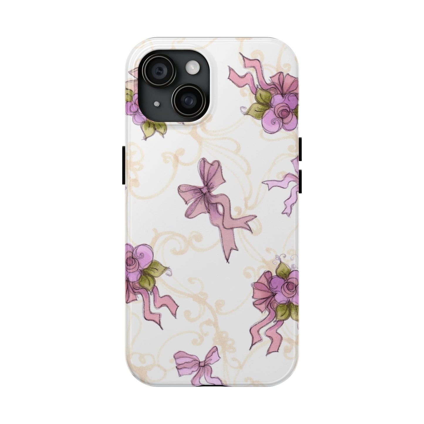 Flower Model Bow Flowers Phone Case