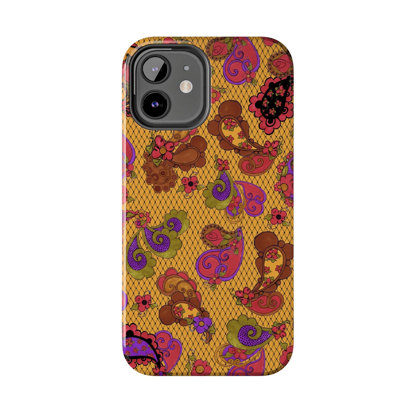 Posie Paisley Gold Phone Case