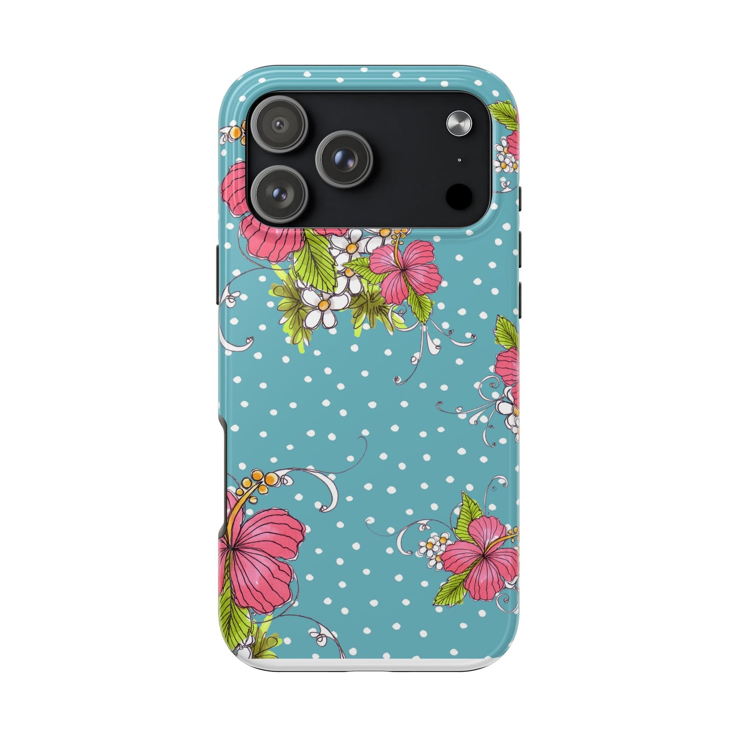 Lady Luau Turquoise Phone Case