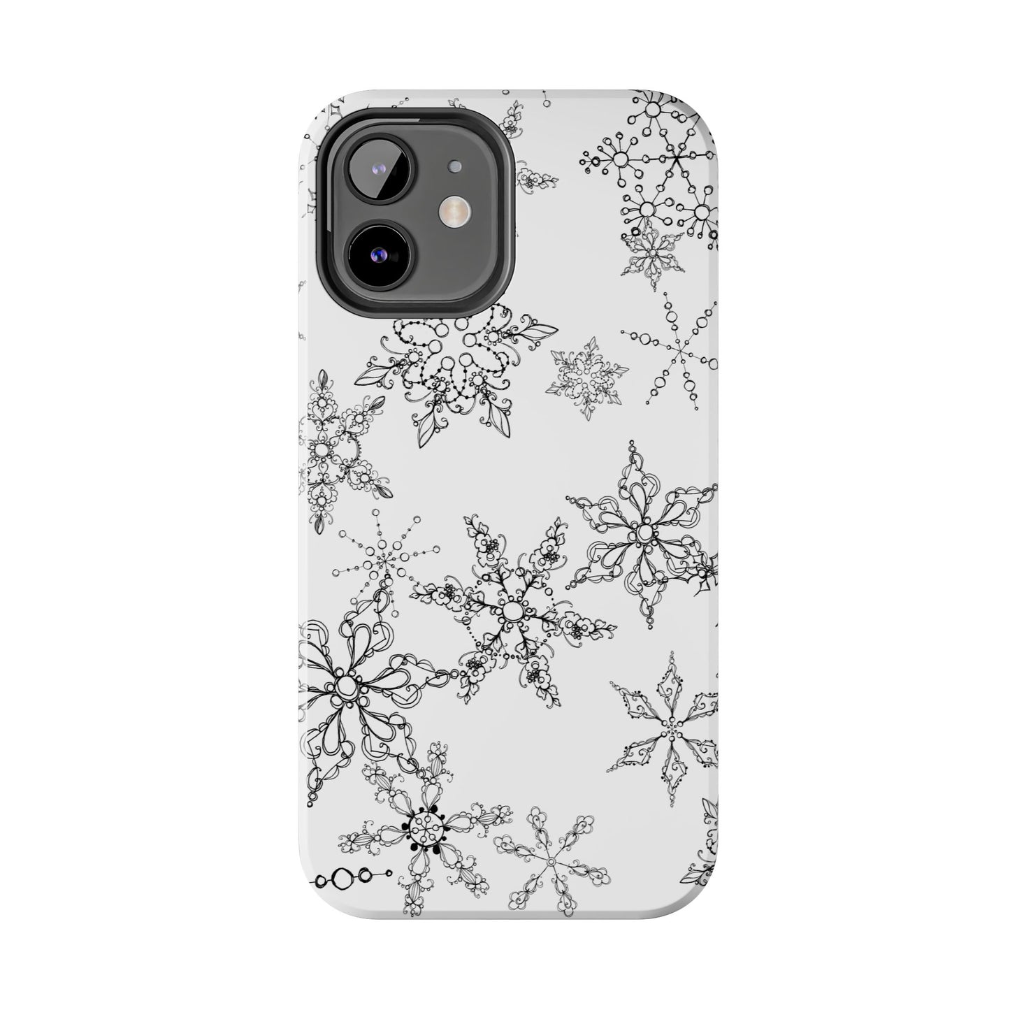 Random Flakes White Phone Case