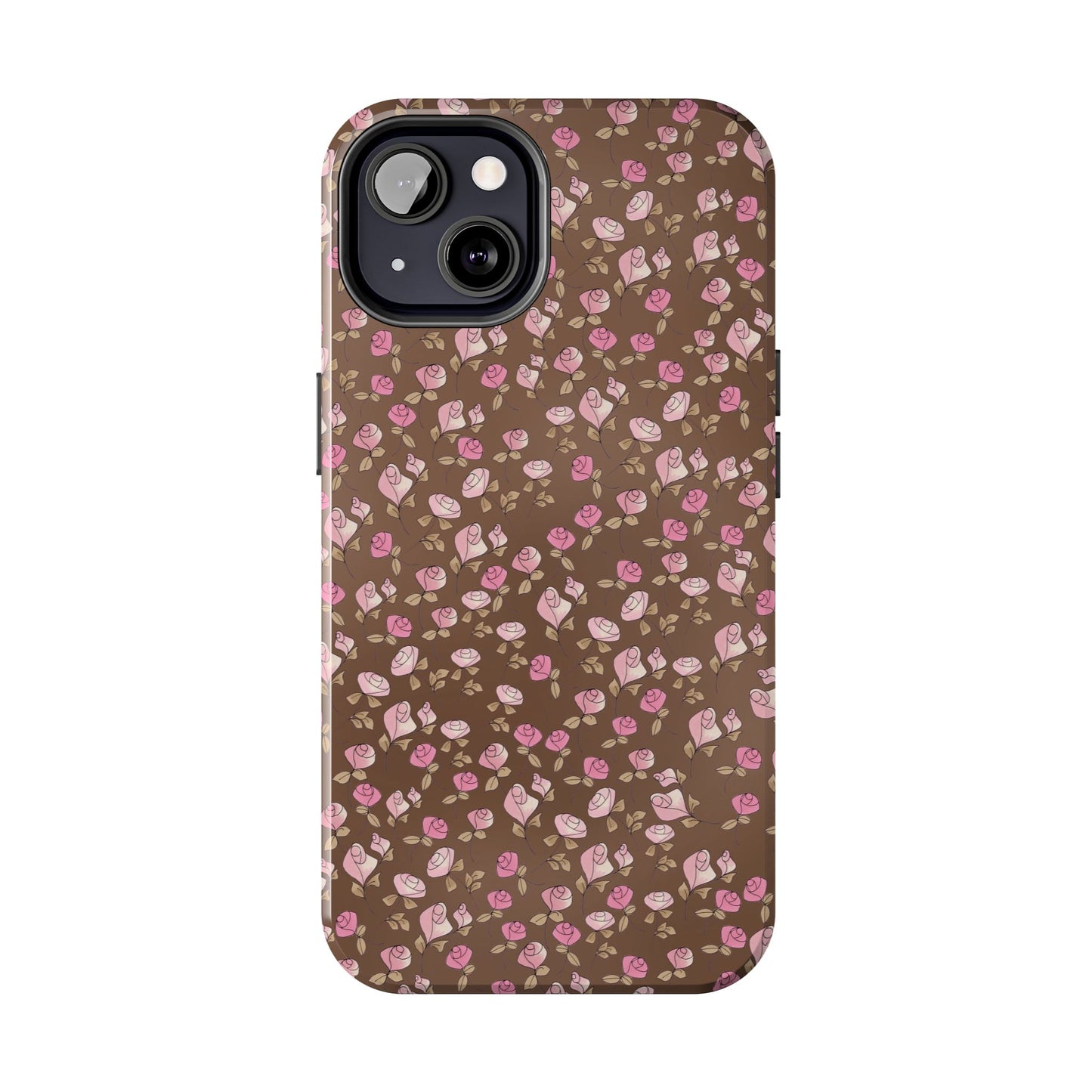 Little Bitty Roses Chocolate Phone Case