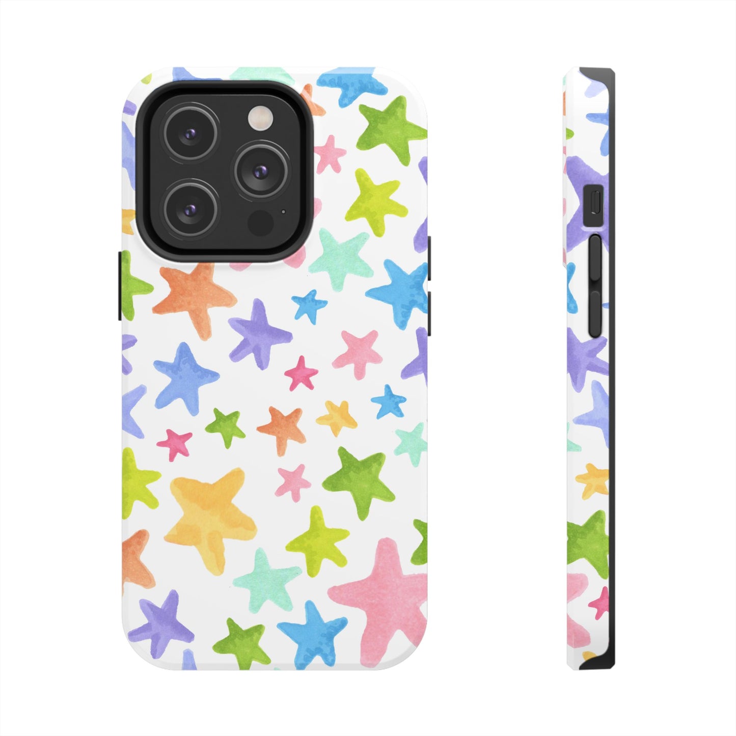 Happy Stars White Phone Case