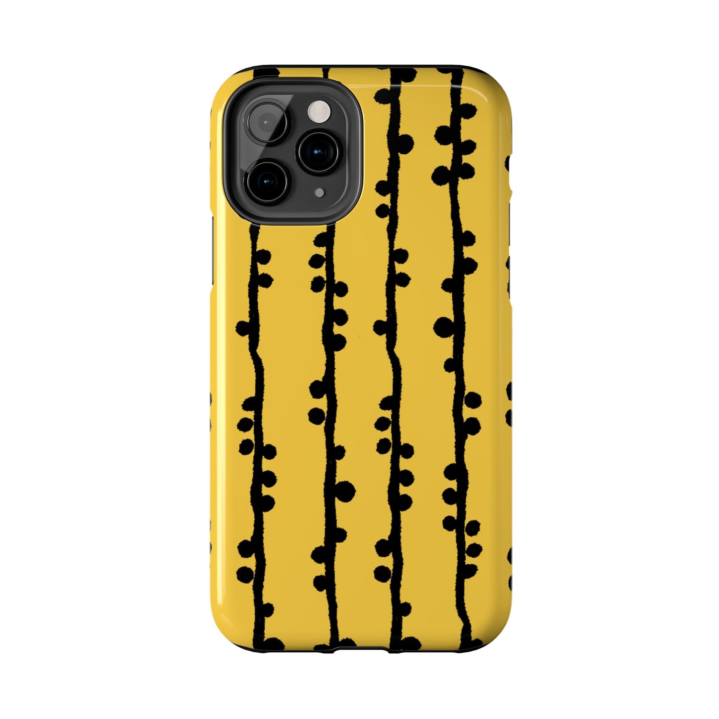Loopy Stripe Yellow Phone Case