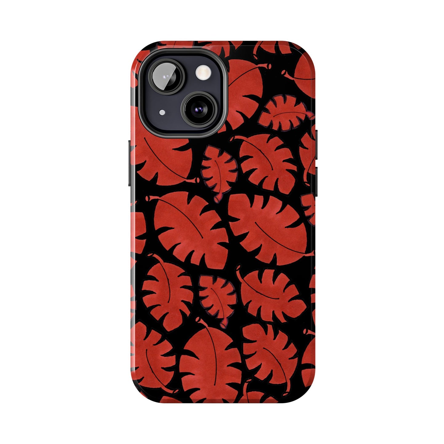 Red Bananas Black Phone Case