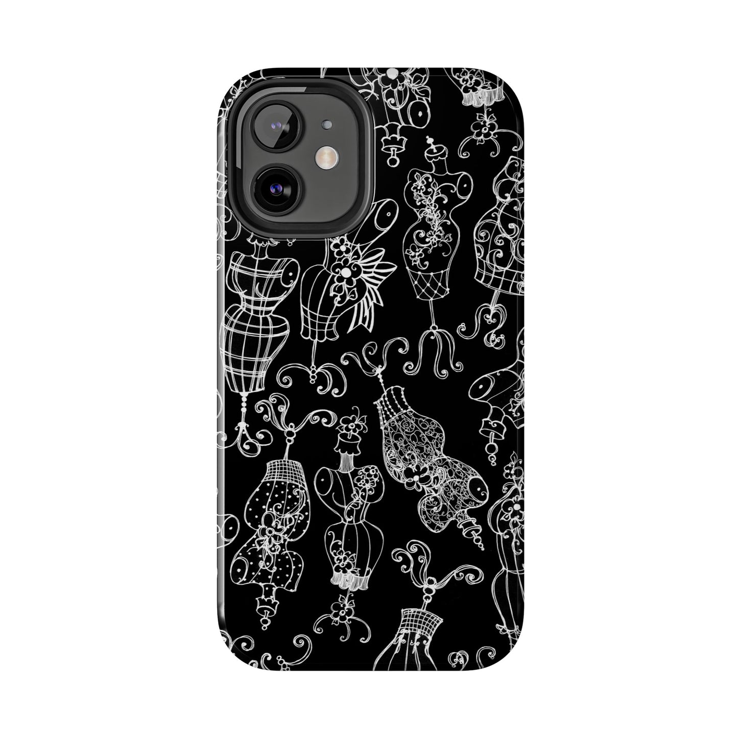 Mannequinique Black / White Phone Case