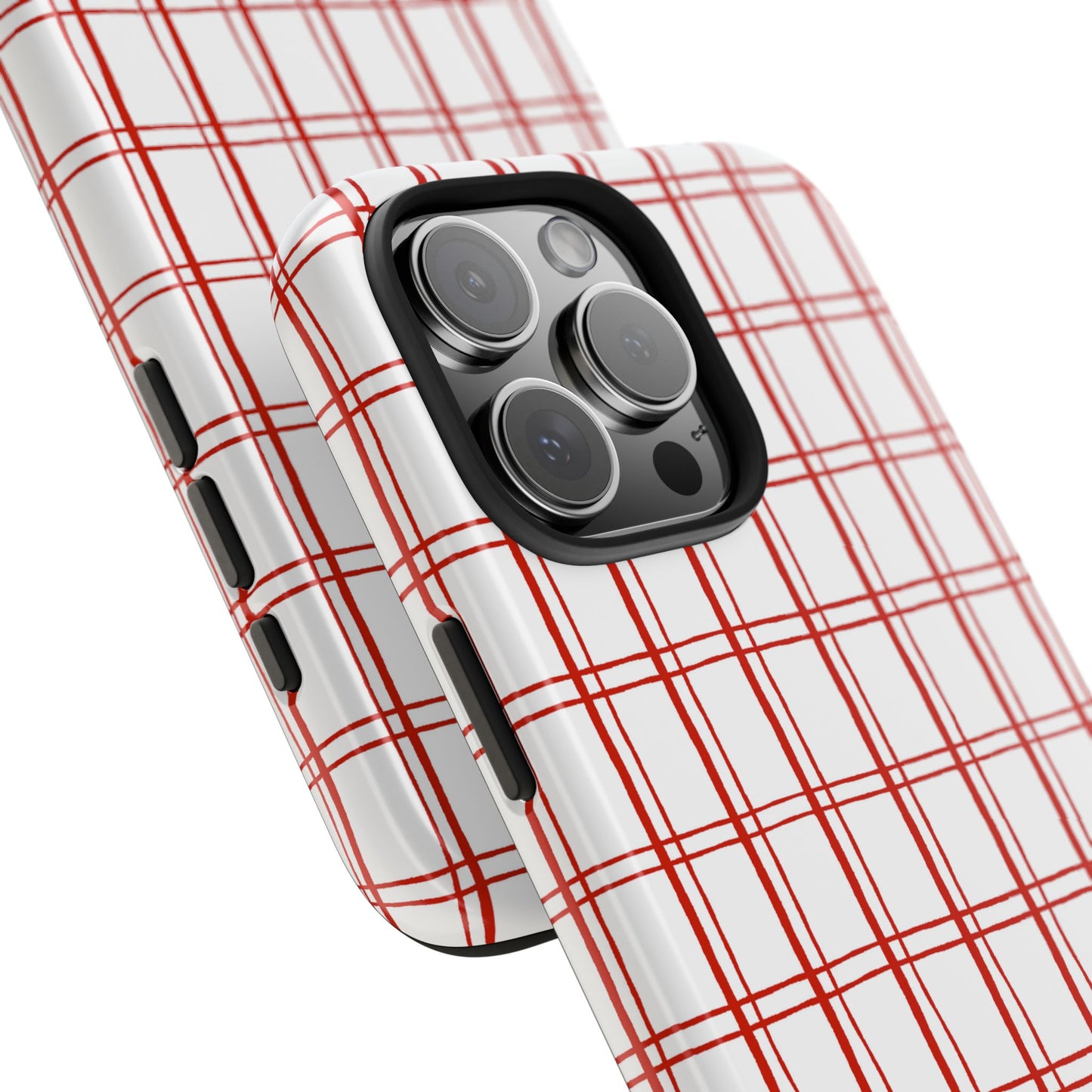 Kitchen Plaid White / Red Phone Case