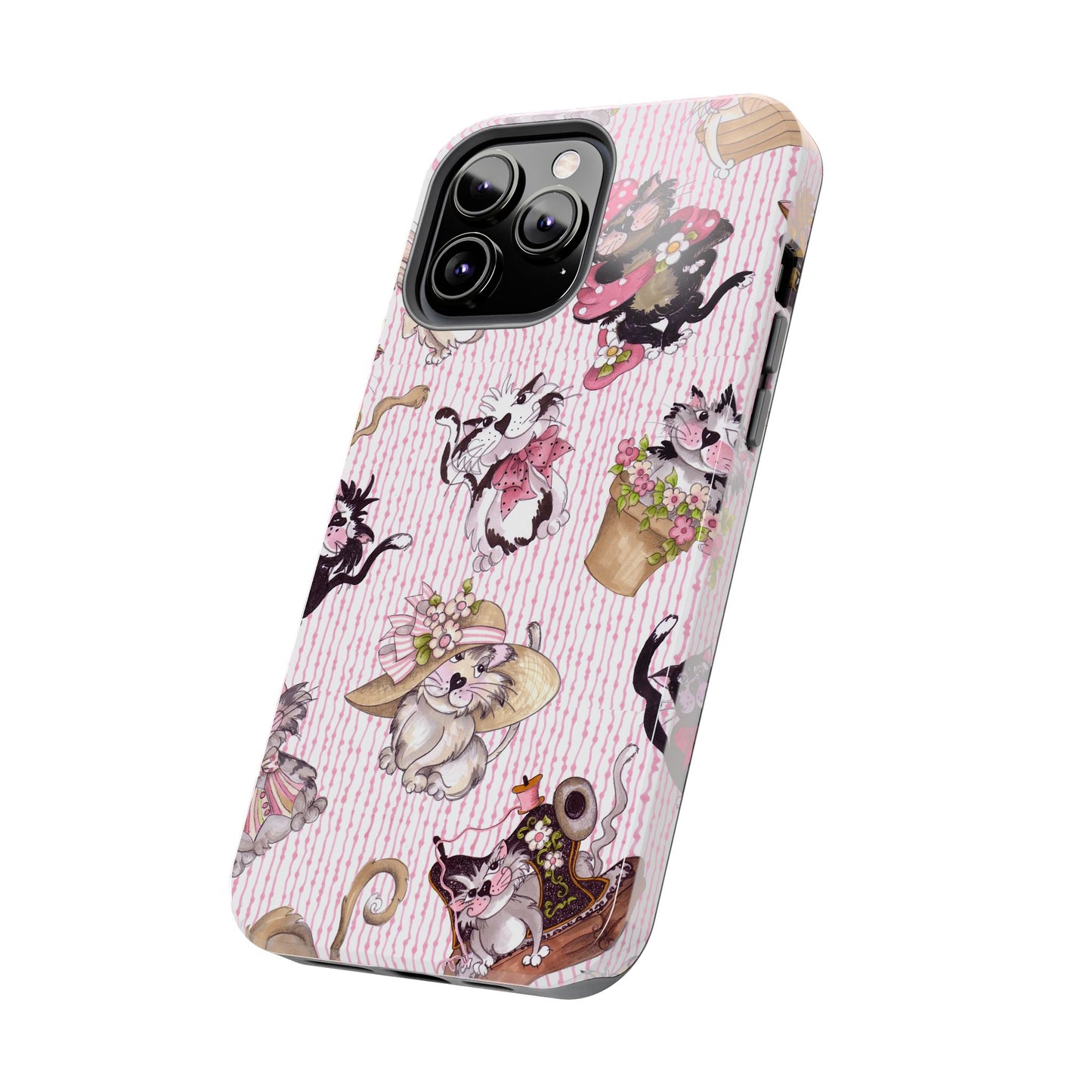 Fancy Cats Pink Phone Case