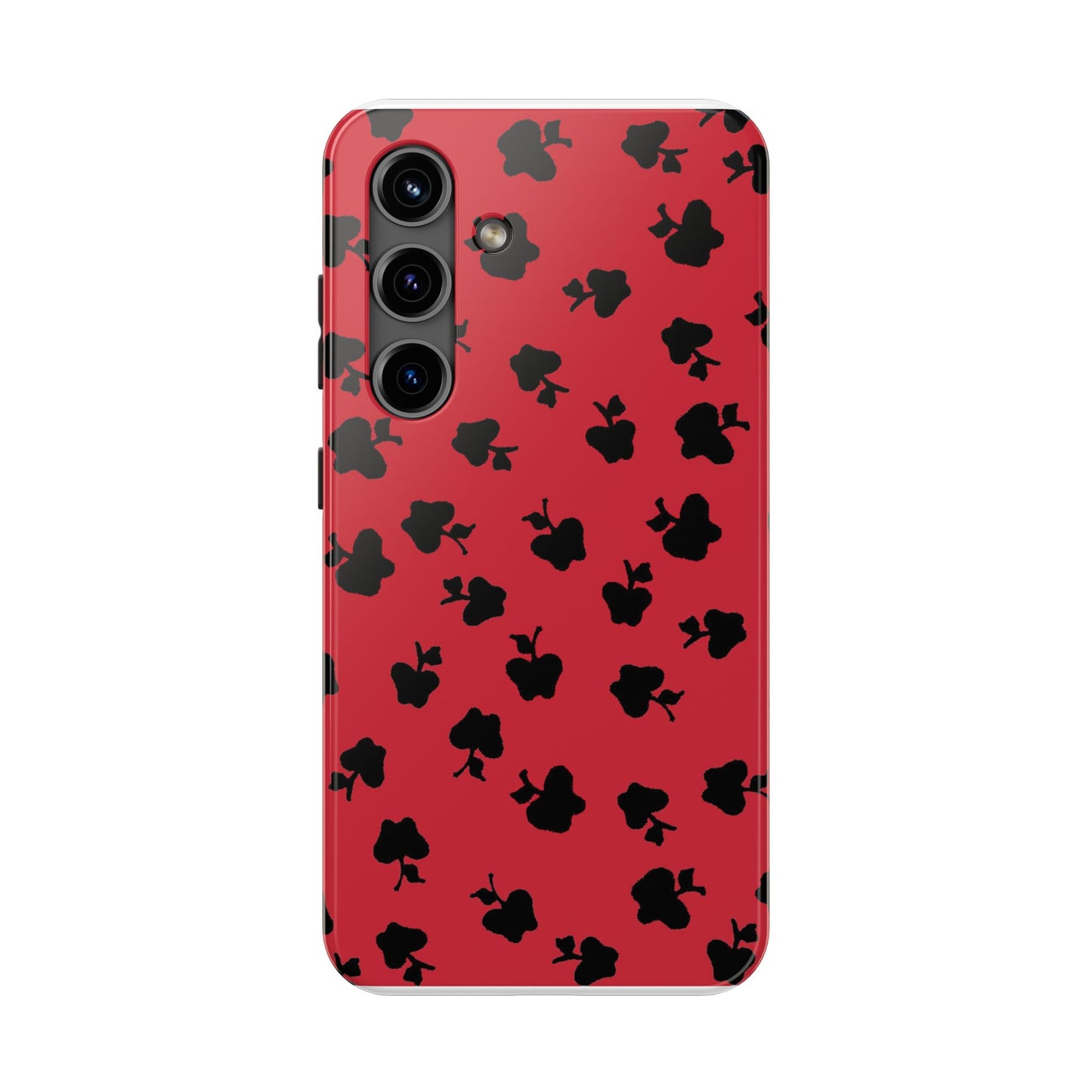Happy Apples Red / Black Phone Case