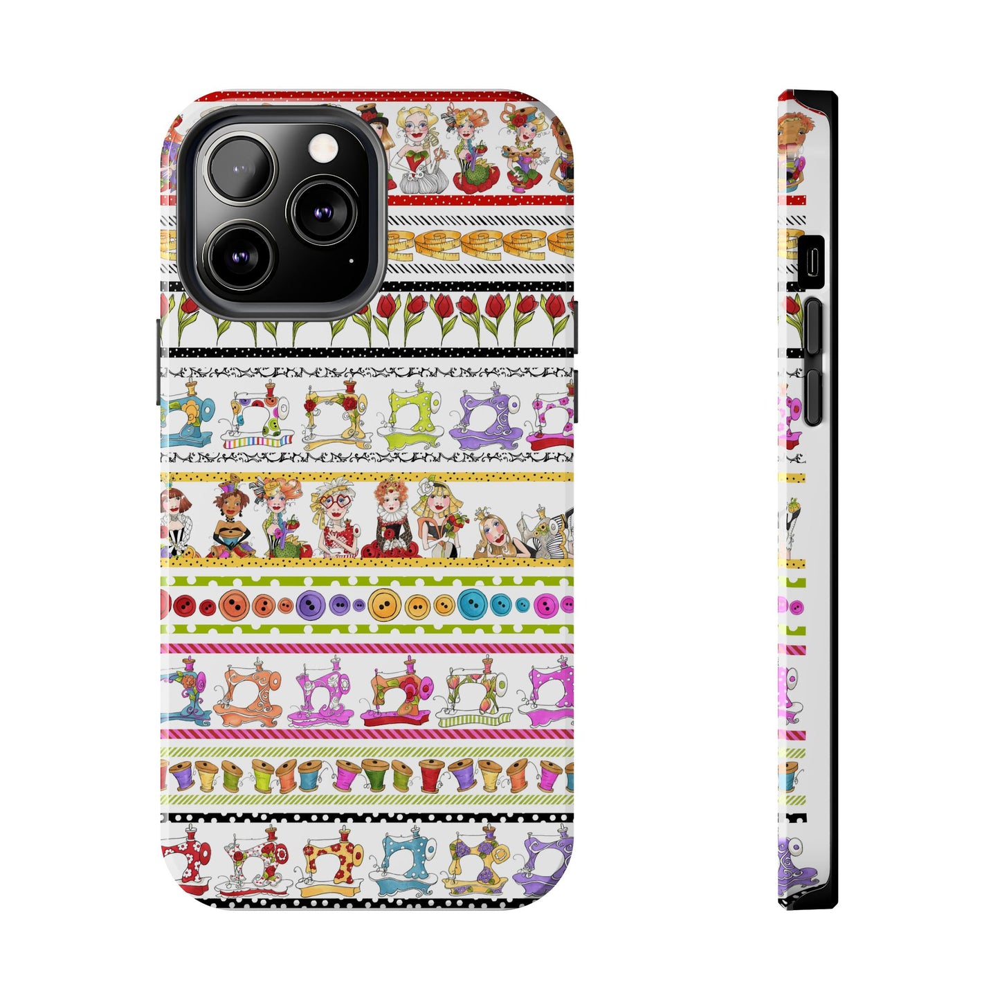 Curious Border White Phone Case