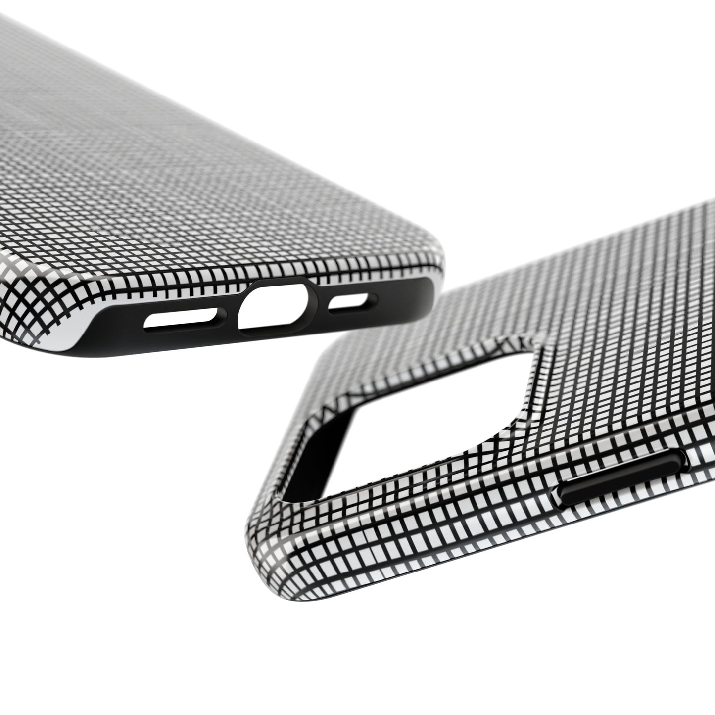 Window Pane White / Black Phone Case