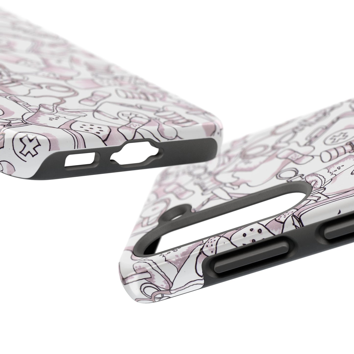 Med Stuff White Phone Case