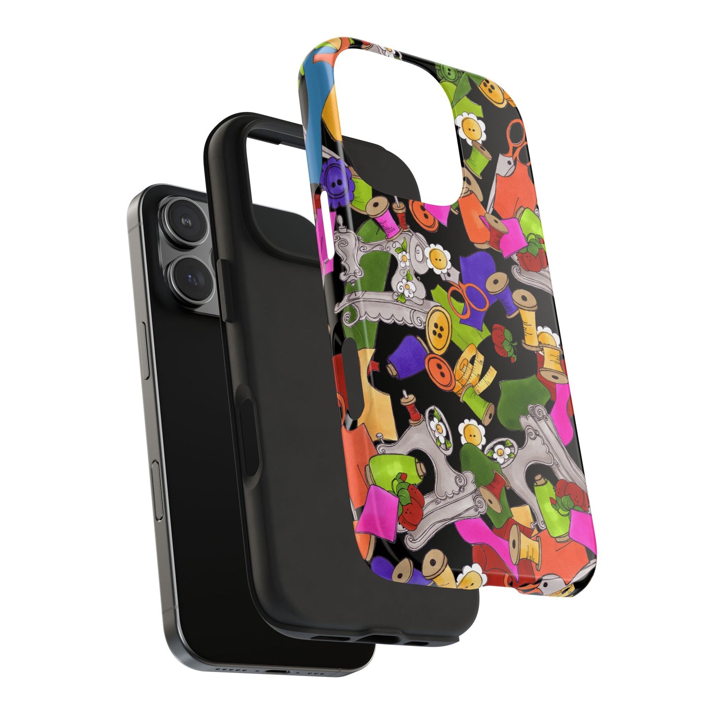 Kaleidasew Black Phone Case