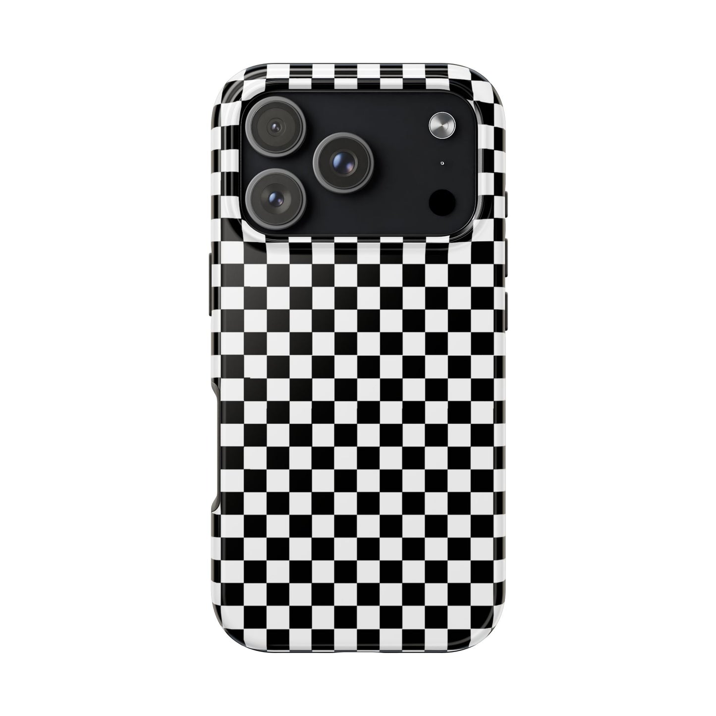 Checkerboard Black / White Phone Case