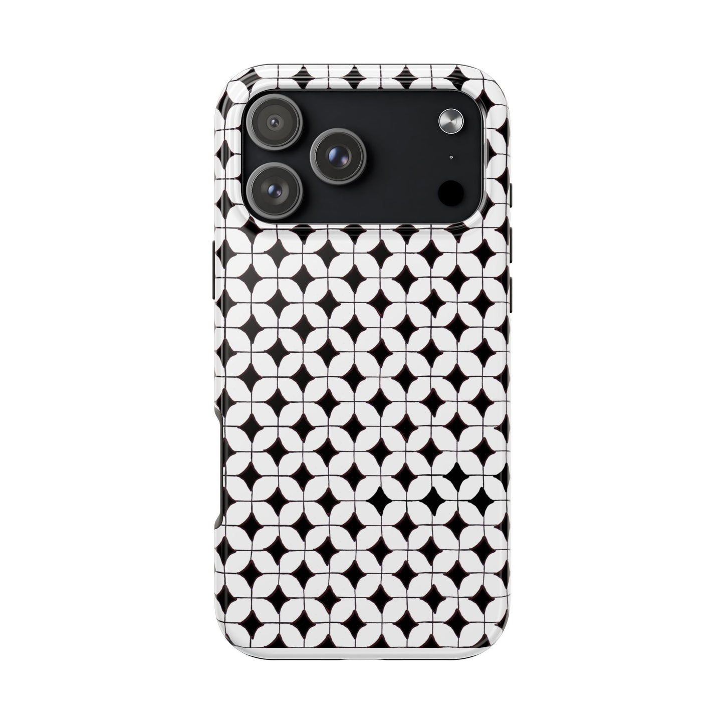 Tile-ish Black Phone Case