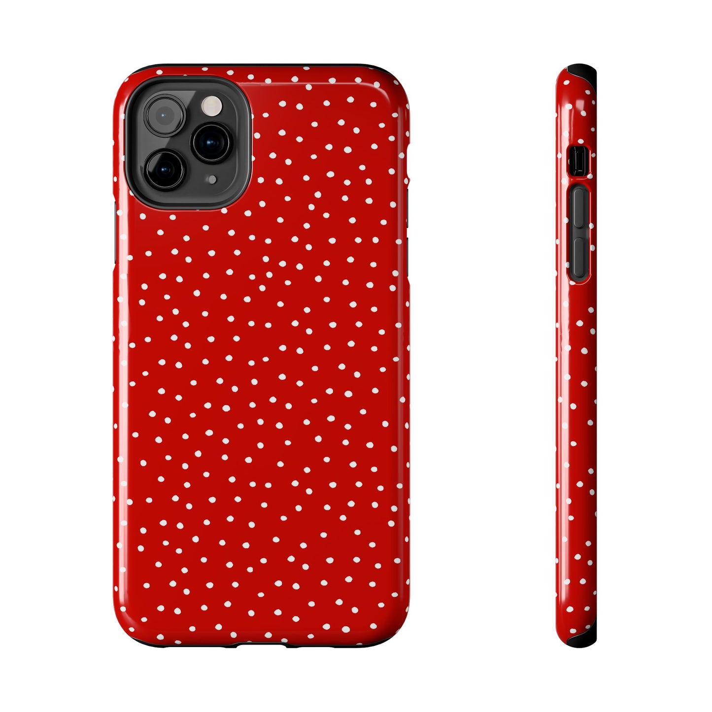 Dinky Dots Red / White Phone Case