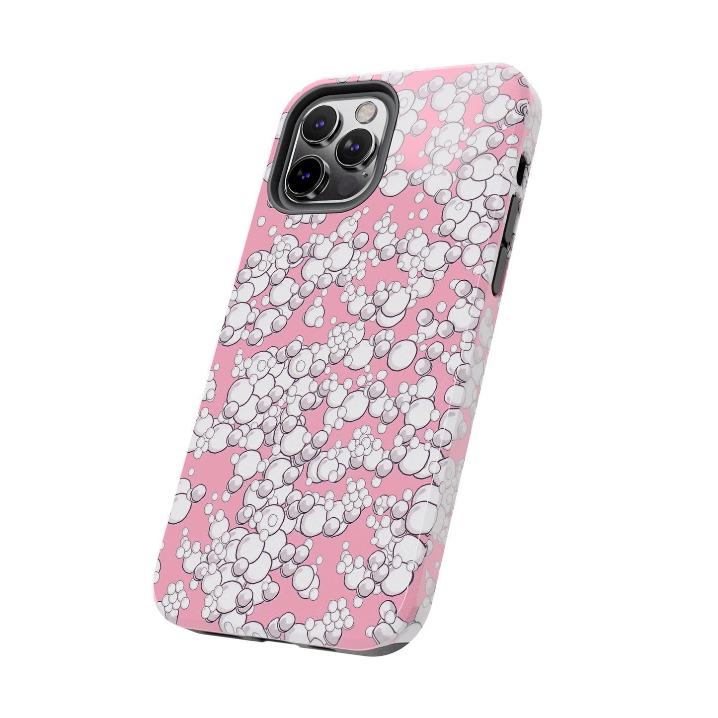 Bubble Dots Pink Phone Case