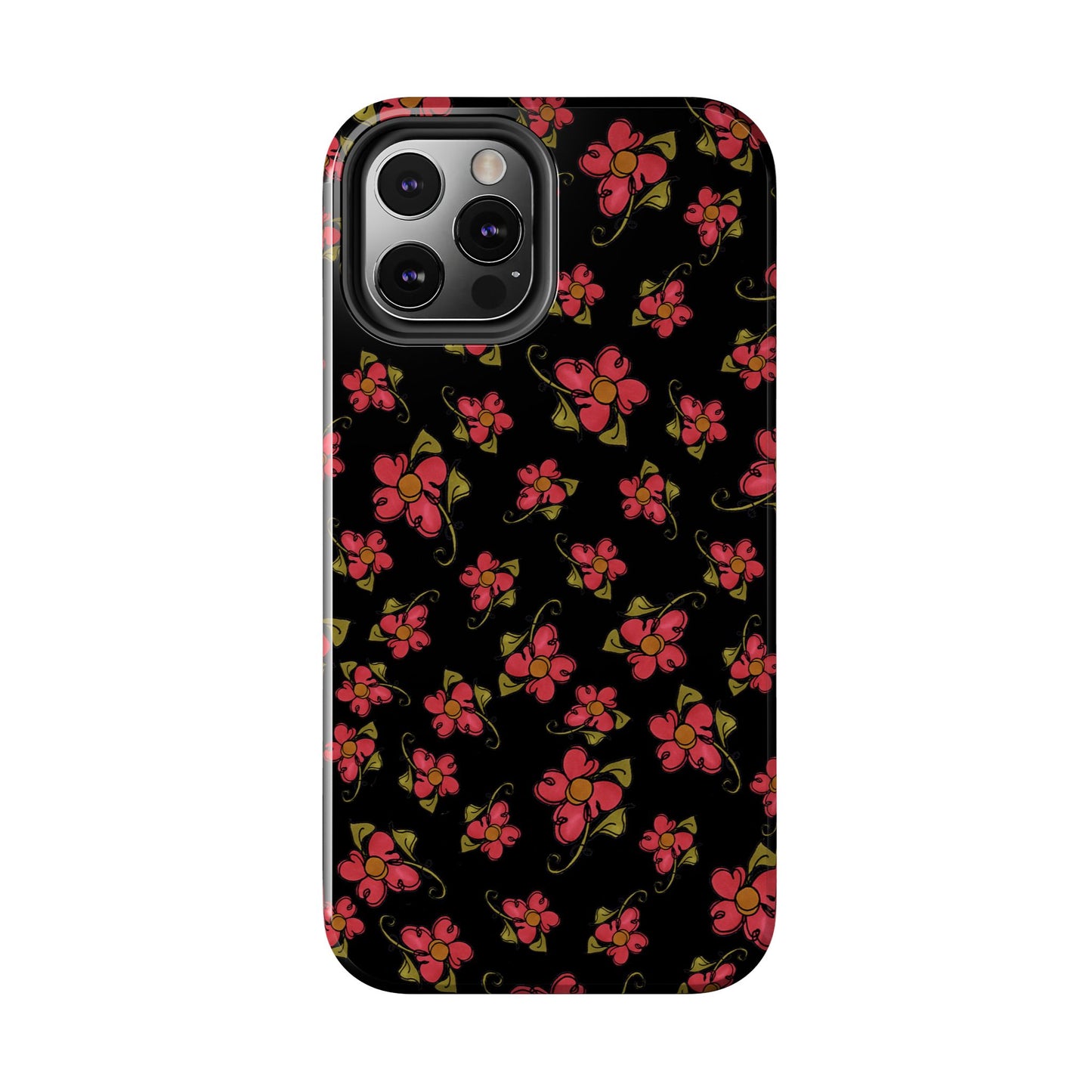 Daisy Caper Black Phone Case